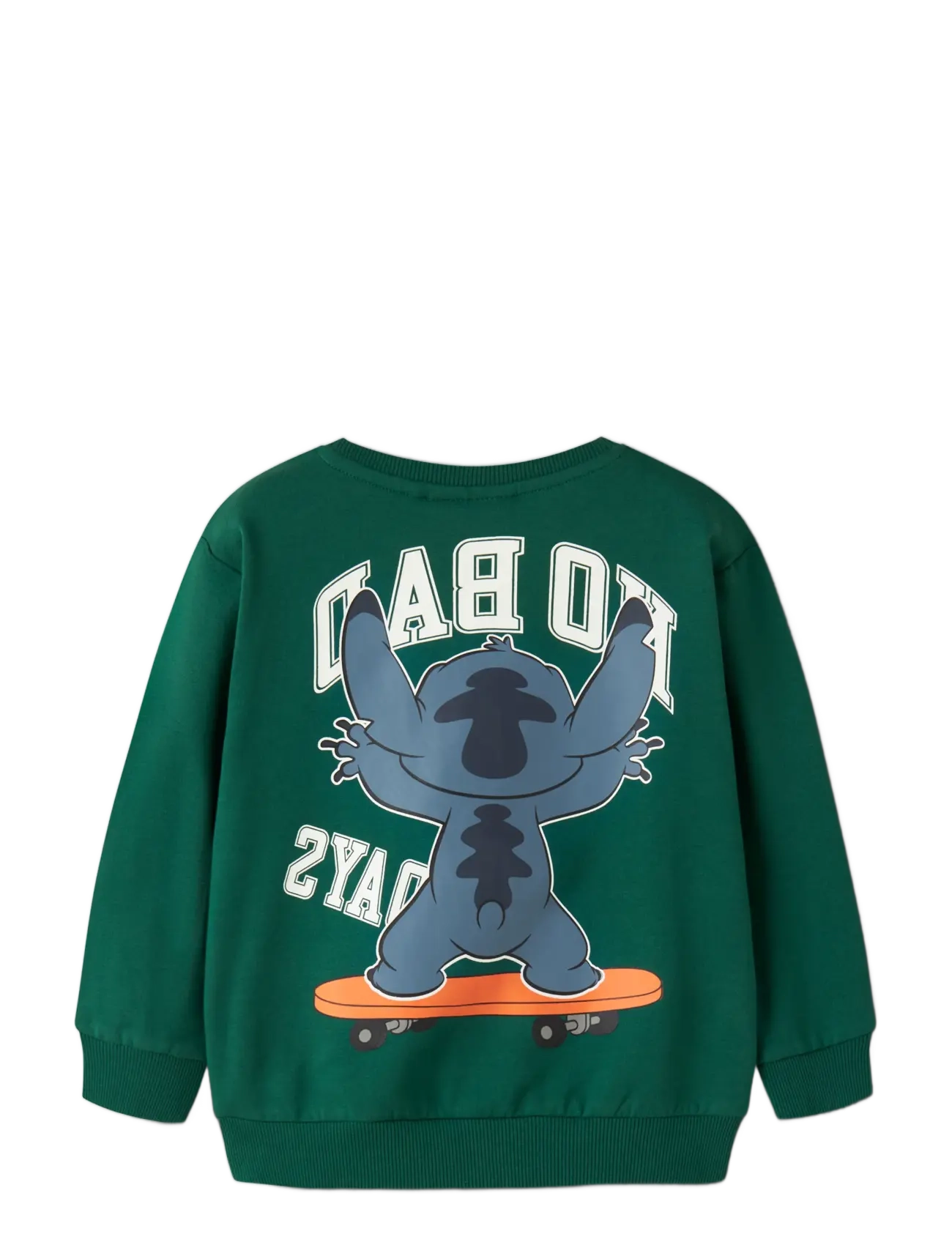 name it - NMMALONSO STITCH NREG SWEAT BRU WDI - sweatshirts - evergreen - 1
