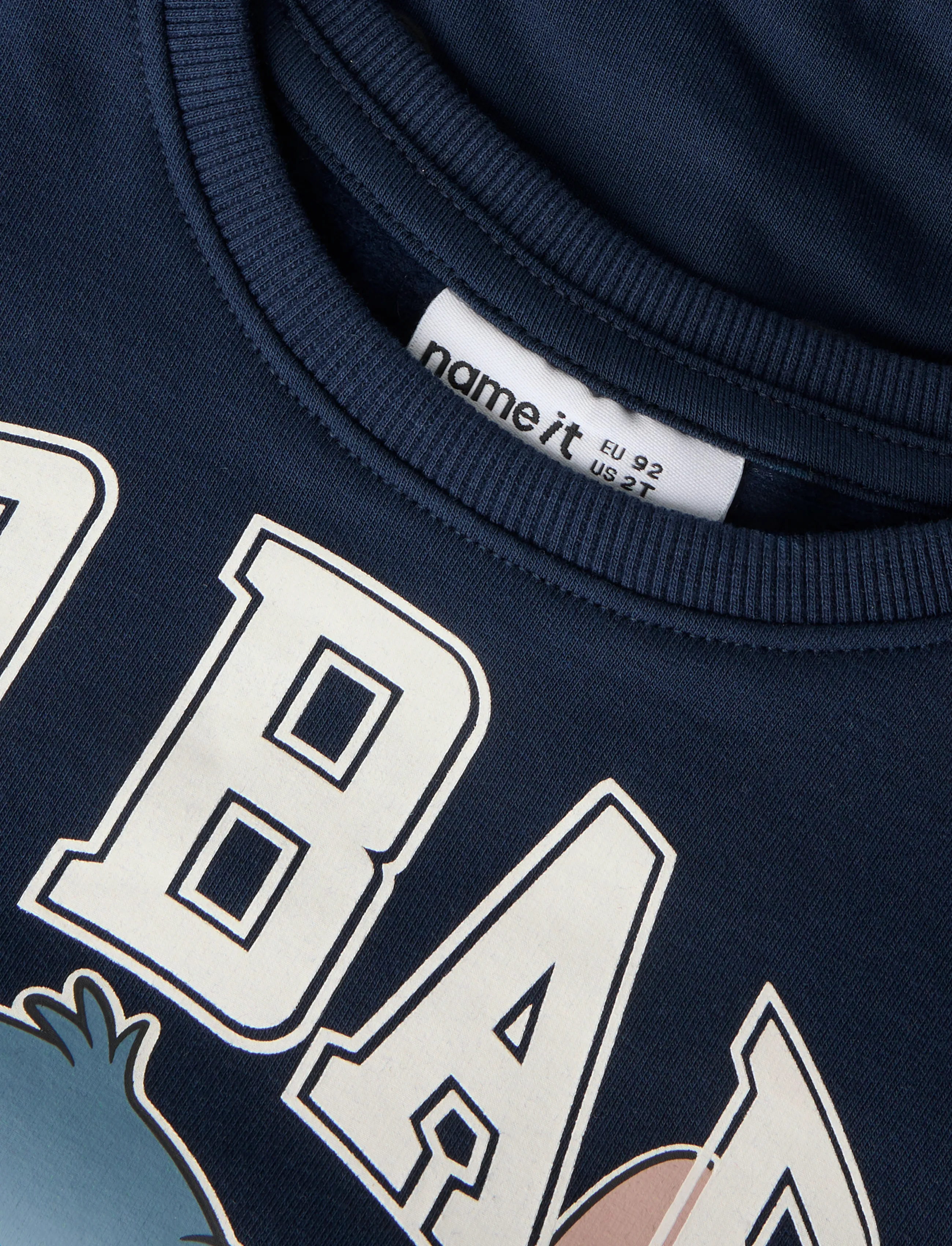 name it - NMMALONSO STITCH NREG SWEAT BRU WDI - sweatshirts - navy blazer - 2