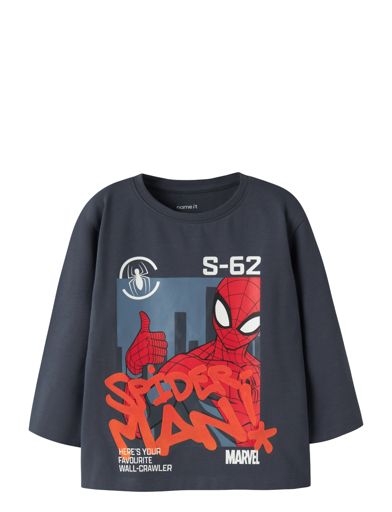 name it NMMALDER SPIDER LS NREG TOP BOX MAR - Toppar & T-shirts - OMBRE BLUE / navy