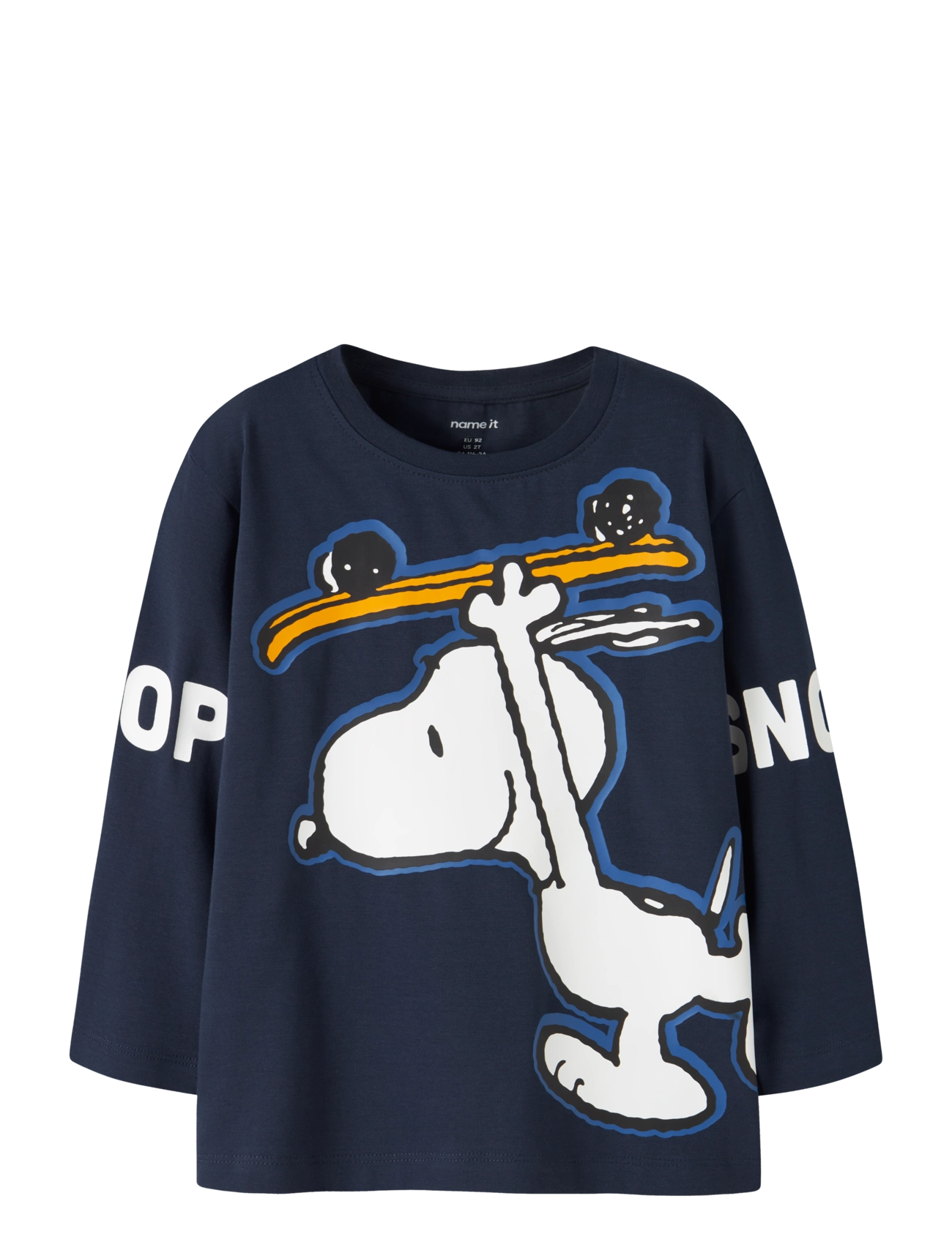 name it NMMASTAR SNOOPY LS NREG TOP SKY - Toppar & T-shirts - NAVY BLAZER / navy