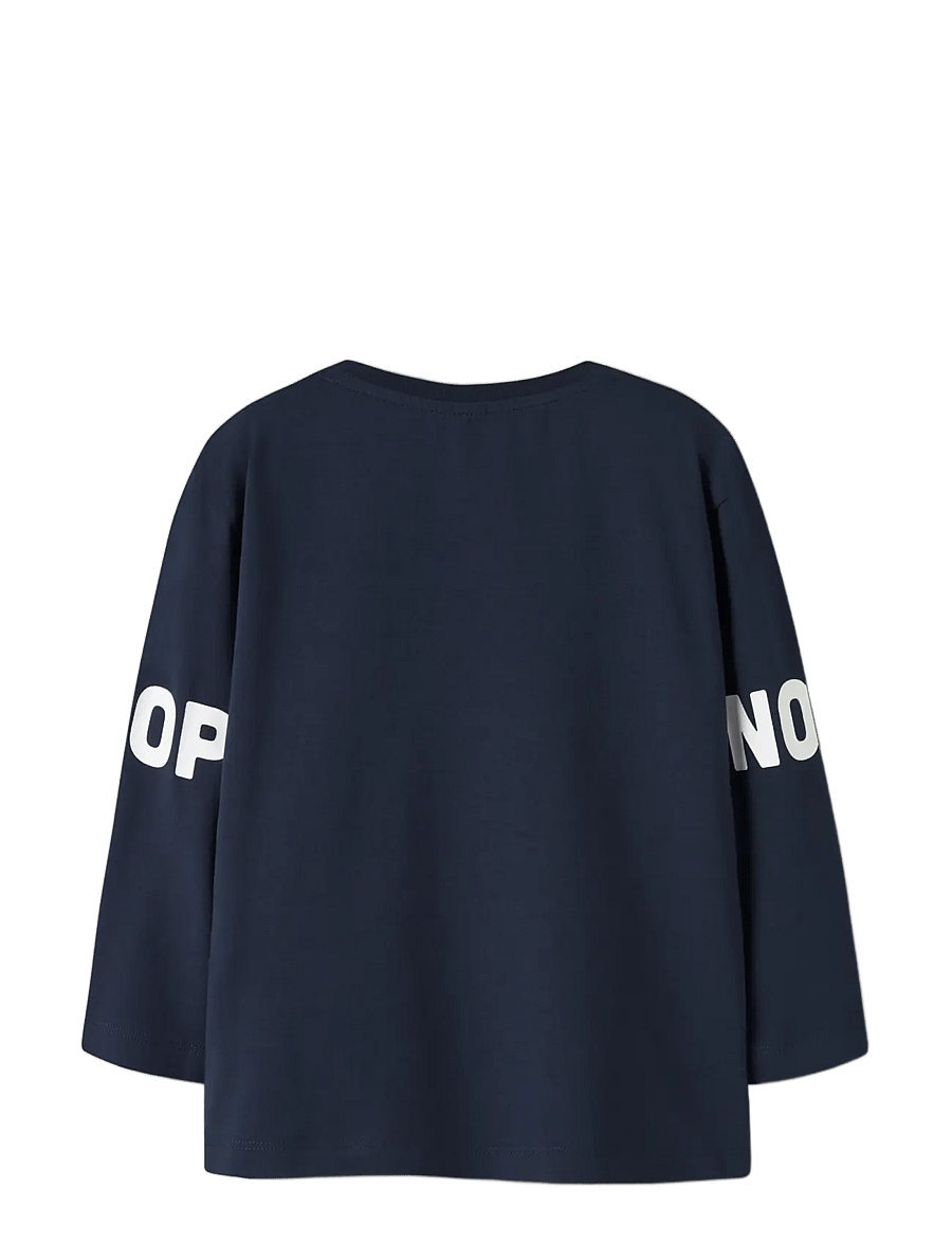 name it - NMMASTAR SNOOPY LS NREG TOP SKY - långärmade t-shirts - navy blazer - 1