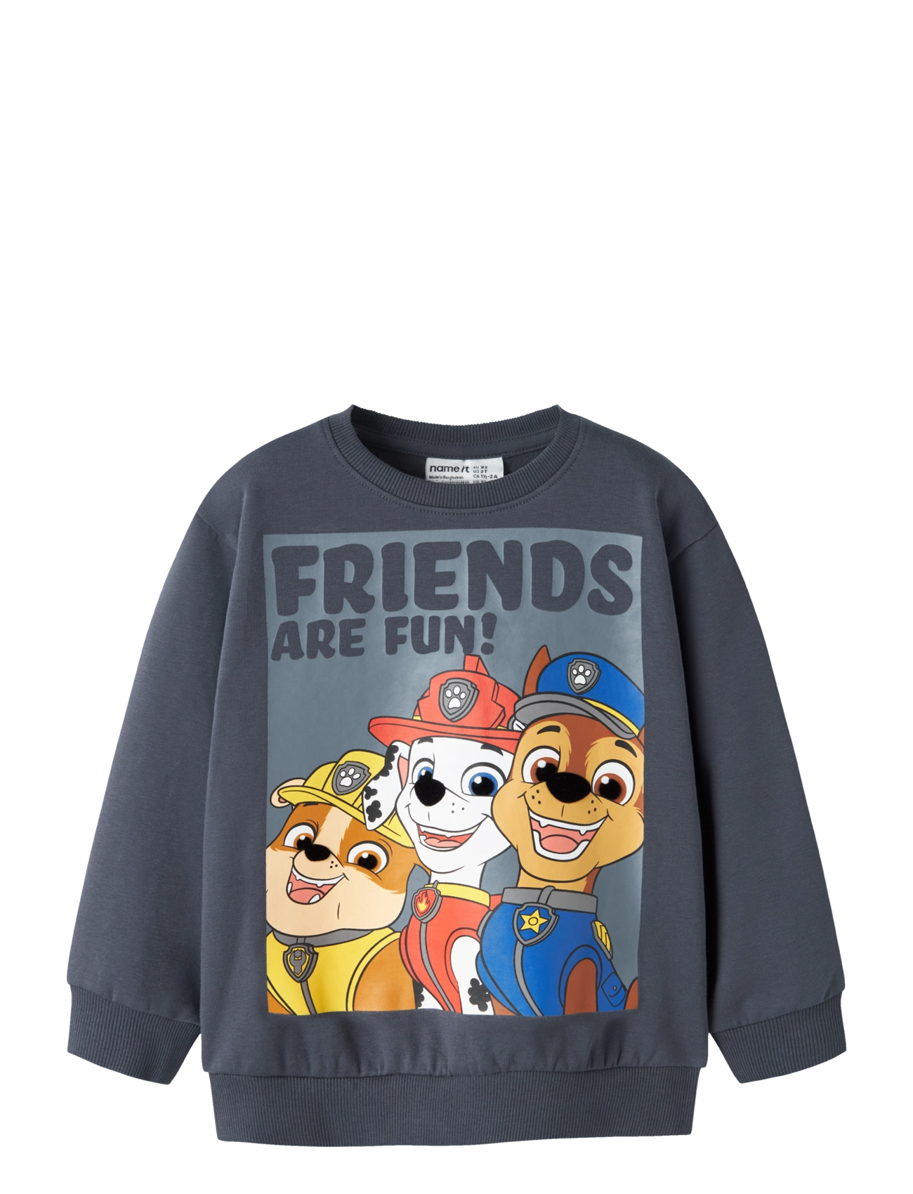 name it NMMARGUS PAW NREG SWEAT BRU CPLG - Neuheiten - OMBRE BLUE / navy