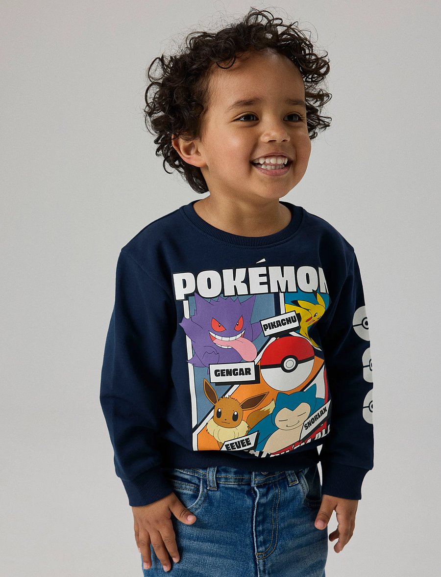 name it - NMMSIBO POKEMON NREG SWEAT BRU NOOS BFU - navy blazer - 2
