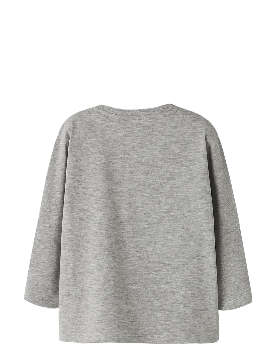 name it - NMMSTEVEN HOTWHEELS LS NREG TOP MAT - langärmelig - grey melange - 1