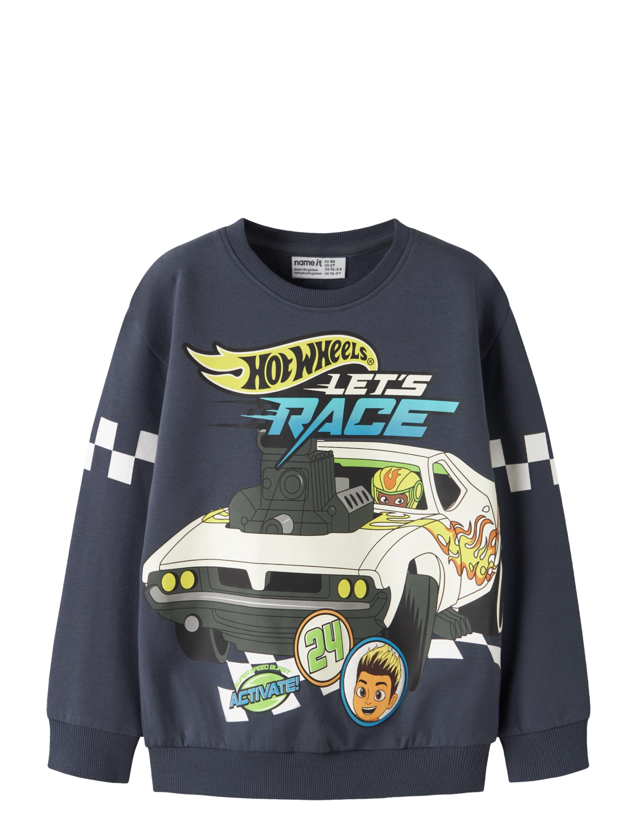 name it NMMSLOAN HOTWHEELS NREG SWEAT BRU MAT - Name it - OMBRE BLUE / navy