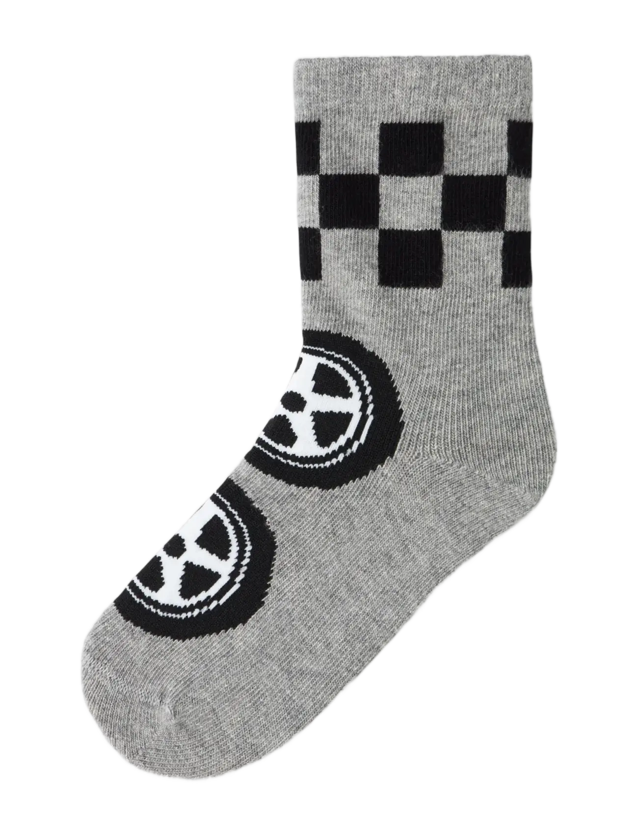 name it NMMSOFUS HOTWHEELS 3P SOCK MAT - Shop by age - OMBRE BLUE / grey