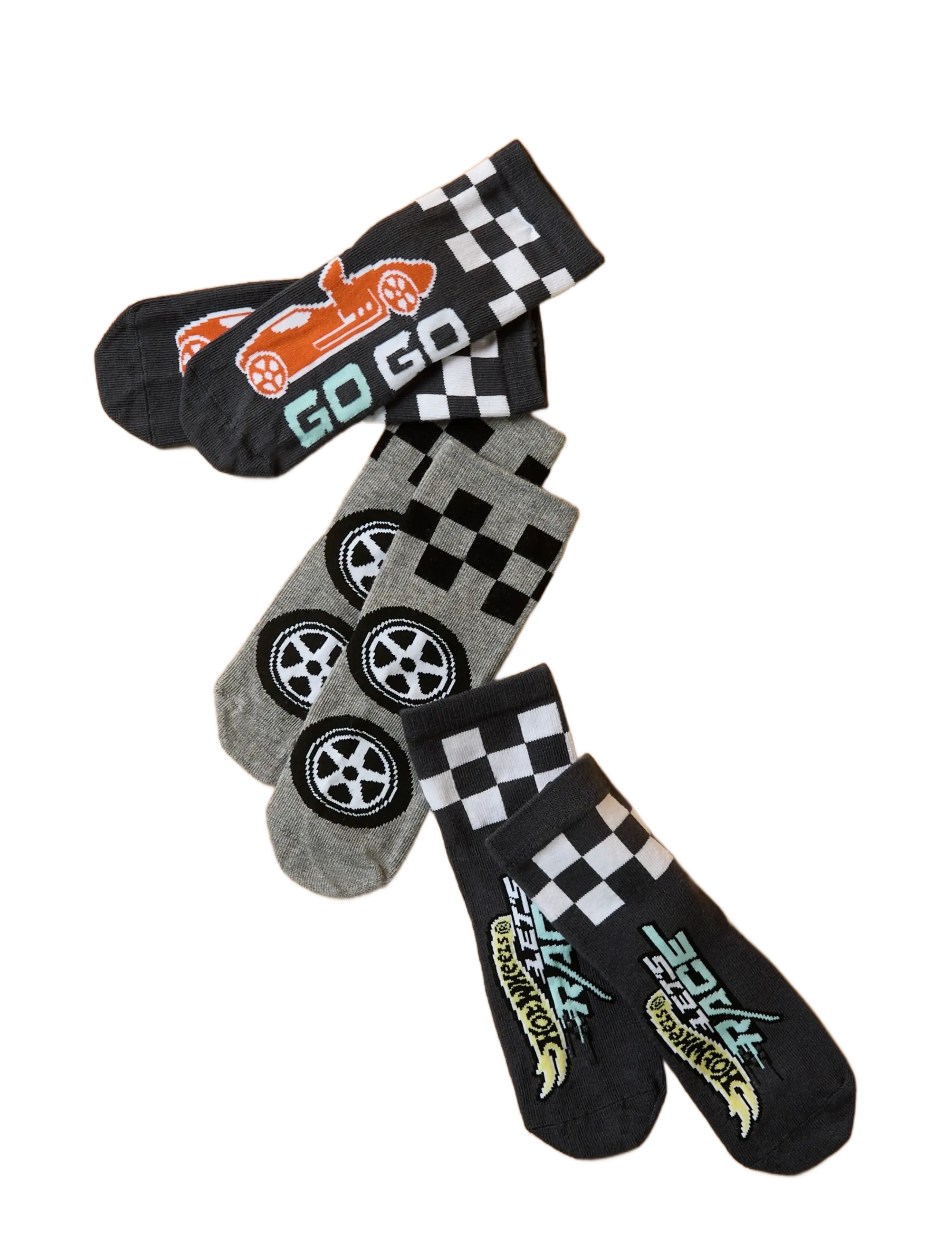 name it - NMMSOFUS HOTWHEELS 3P SOCK MAT - socks - ombre blue - 2