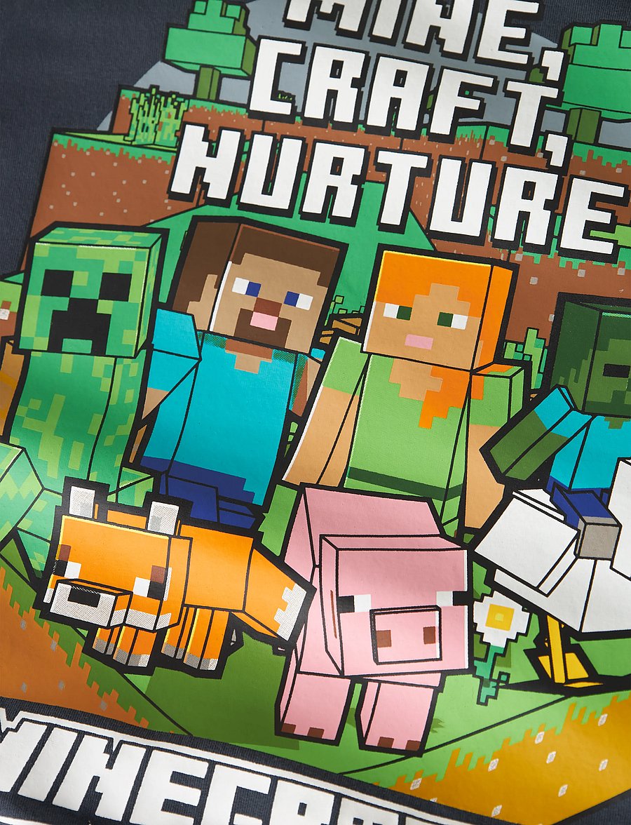 name it - NMMSOREN MINECRAFT NREG SWEAT BRU BFU - ombre blue - 2