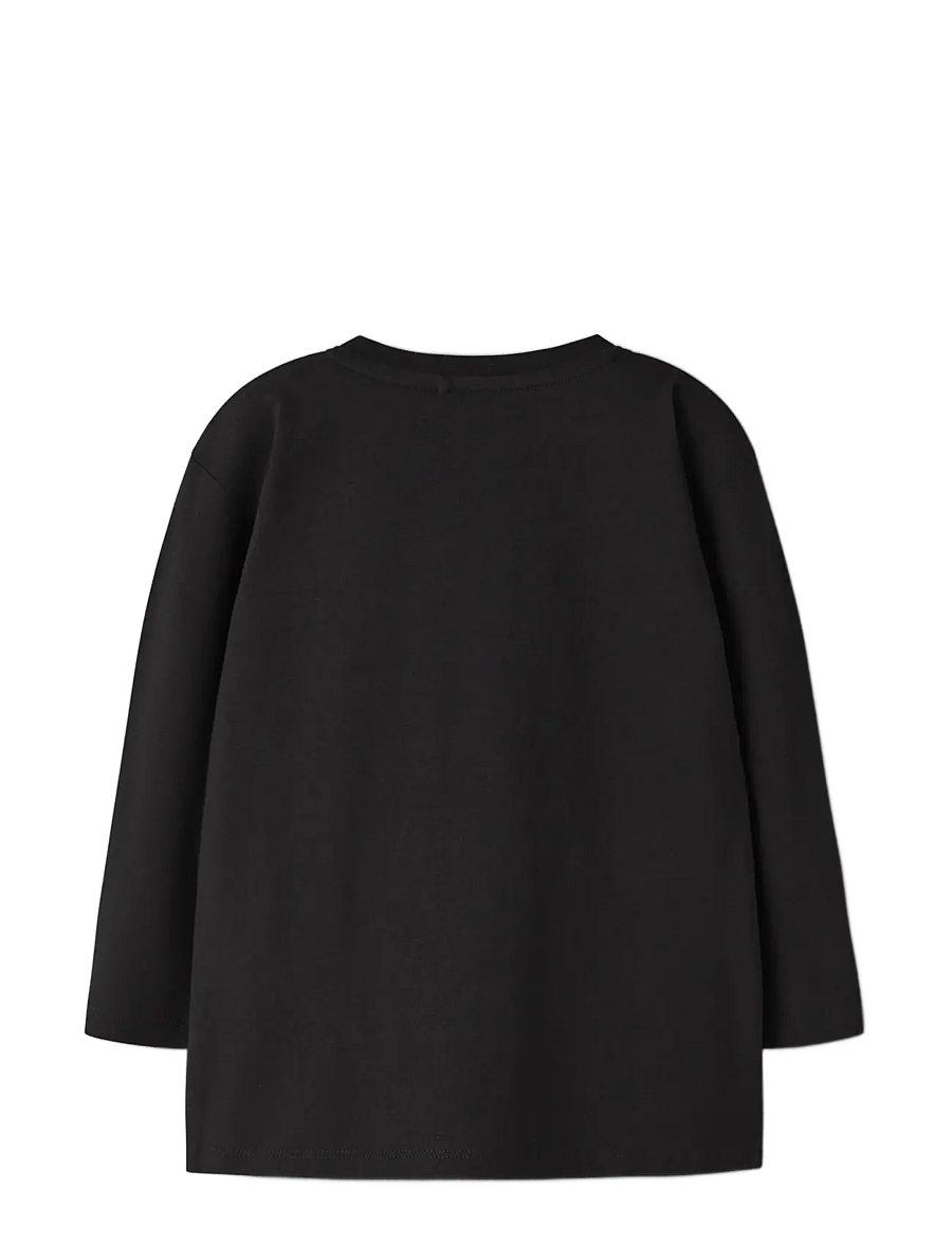 name it - NMMSCARY SPIDER LS NREG TOP MAR - långärmade t-shirts - black - 1