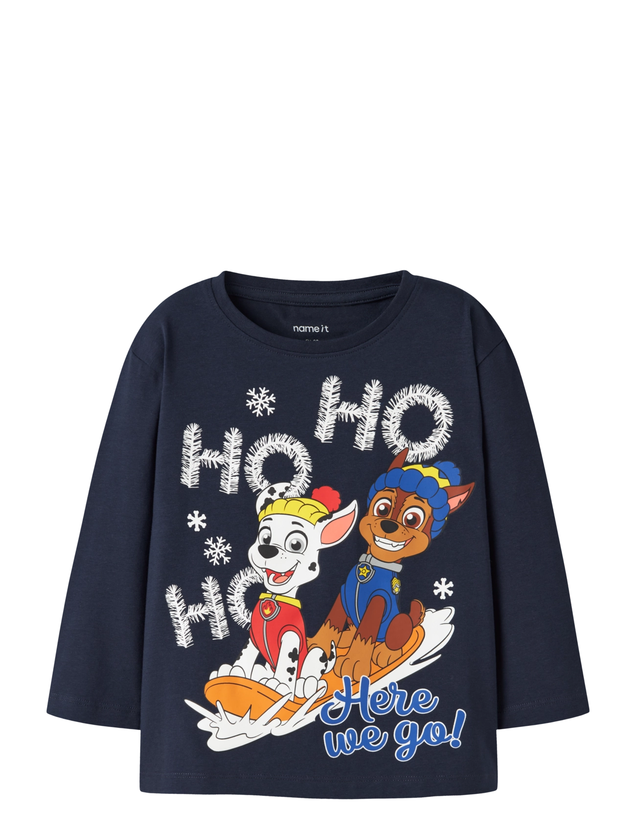 name it NMMSANTI PAW LS NREG TOP CPLG - Overdele - NAVY BLAZER / navy