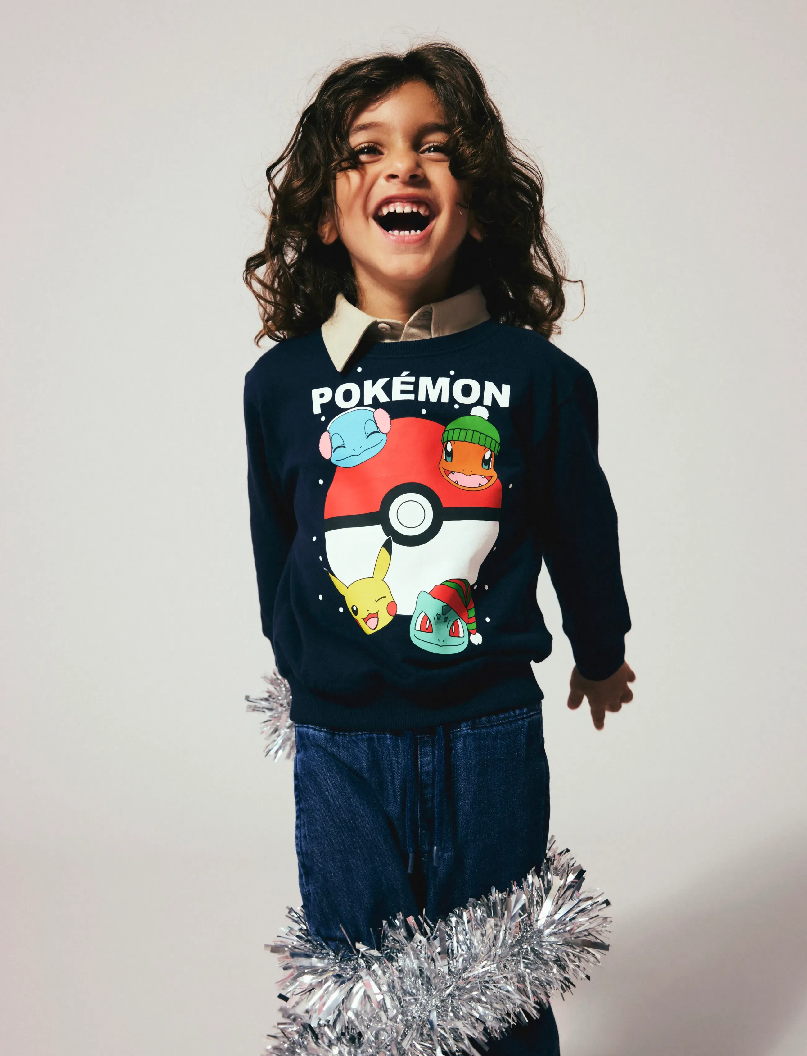 name it - NMMSEVEN POKEMON NREG SWEAT BRU SKY - sweatshirts - navy blazer - 3