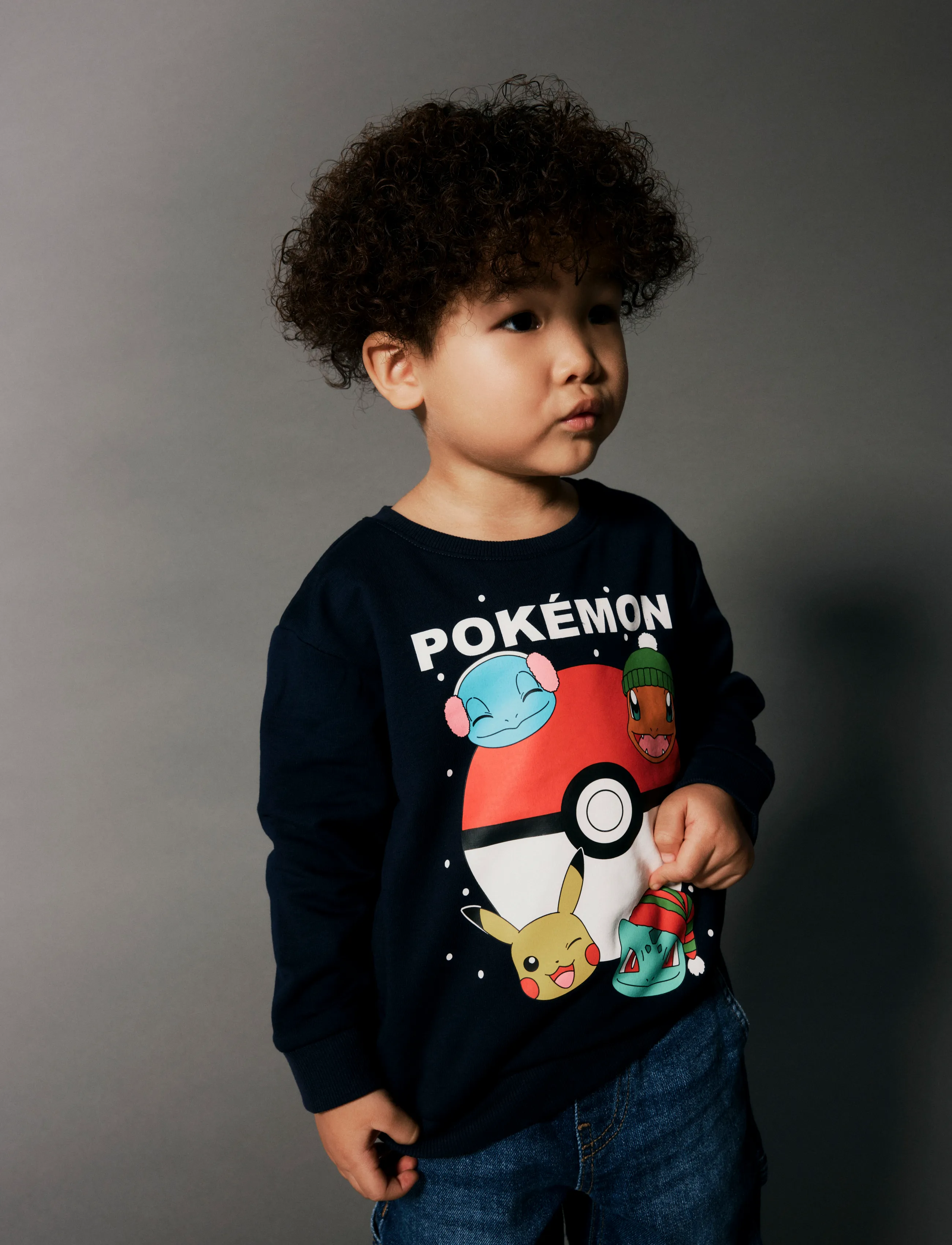name it - NMMSEVEN POKEMON NREG SWEAT BRU SKY - dressipluusid - navy blazer - 3