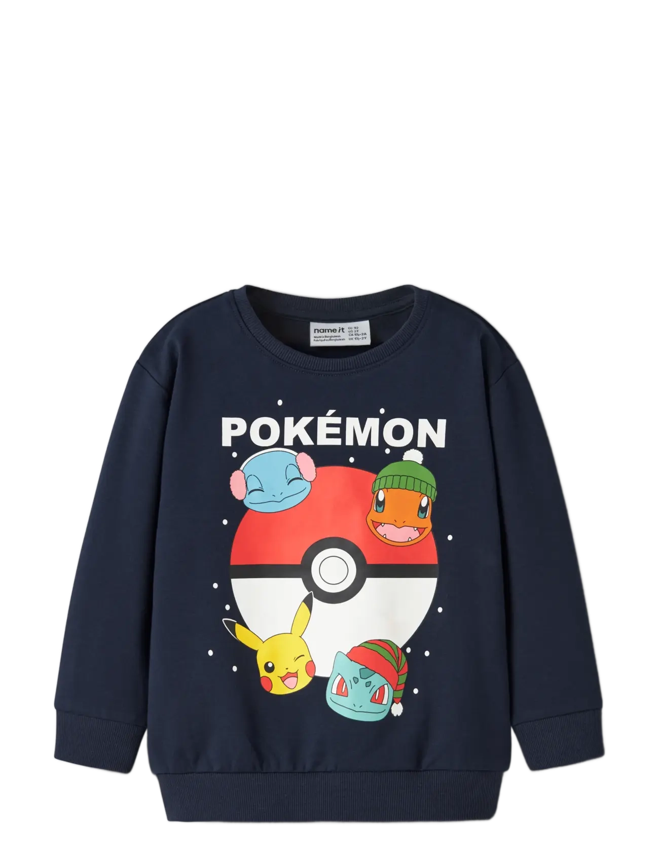 name it - NMMSEVEN POKEMON NREG SWEAT BRU SKY - dressipluusid - navy blazer - 2