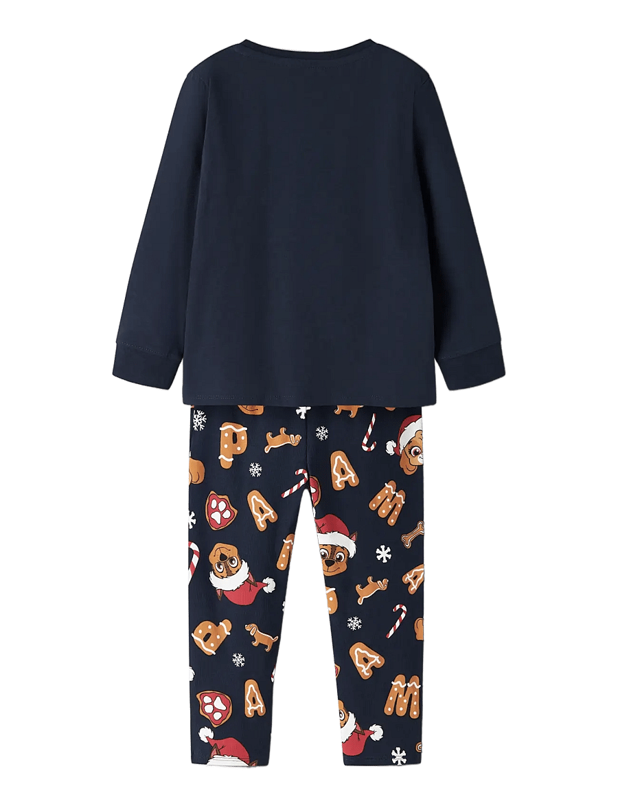 name it - NMMSLAVO PAW LS NIGHTSET CPLG - navy blazer - 1
