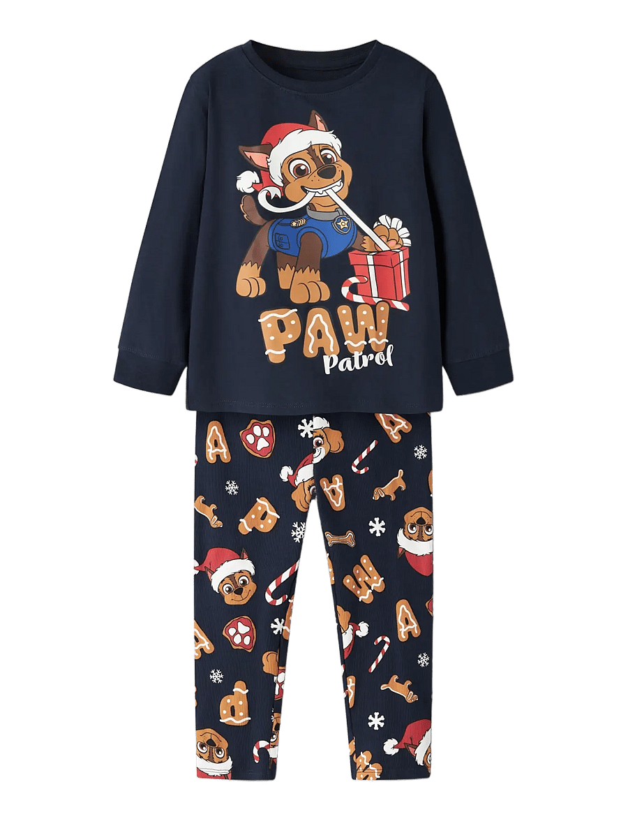 name it - NMMSLAVO PAW LS NIGHTSET CPLG - navy blazer - 3