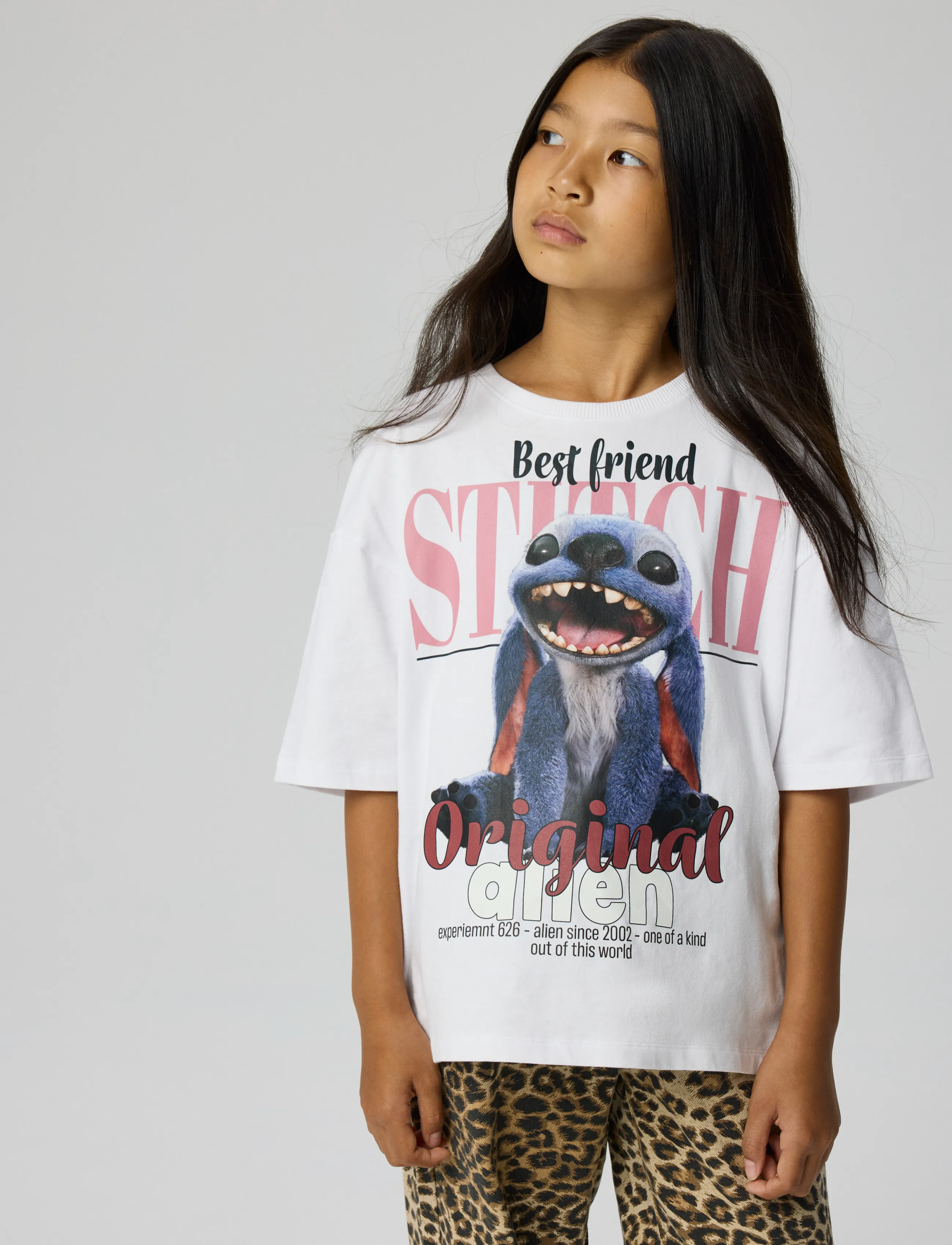 name it - NKFADANA STITCH SS RLX TOP WDI - short-sleeved t-shirts - bright white - 3