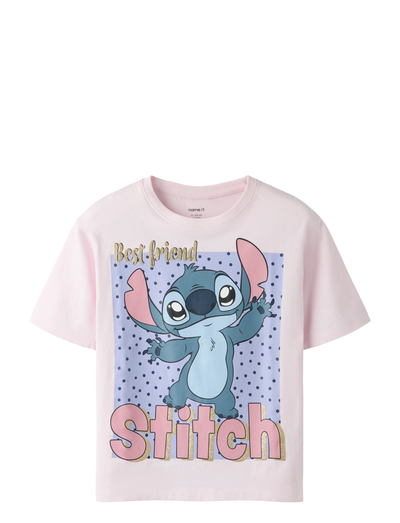 name it NKFADARA STITCH SS NREG TOP BOX NOOS WDI - Toppar & T-shirts - CRADLE PINK / pink/rose