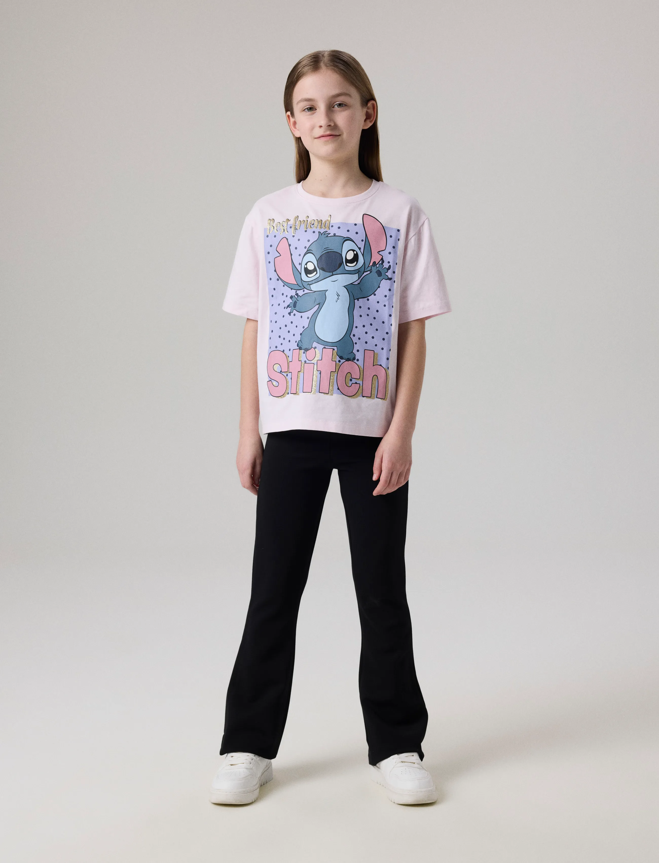 name it - NKFADARA STITCH SS NREG TOP BOX NOOS WDI - kortärmade t-shirts - cradle pink - 3