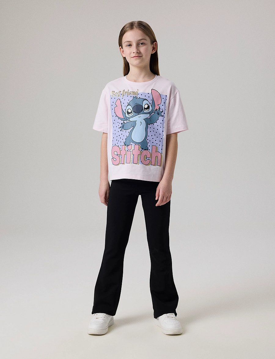 name it - NKFADARA STITCH SS NREG TOP BOX NOOS WDI - kortärmade t-shirts - cradle pink - 3