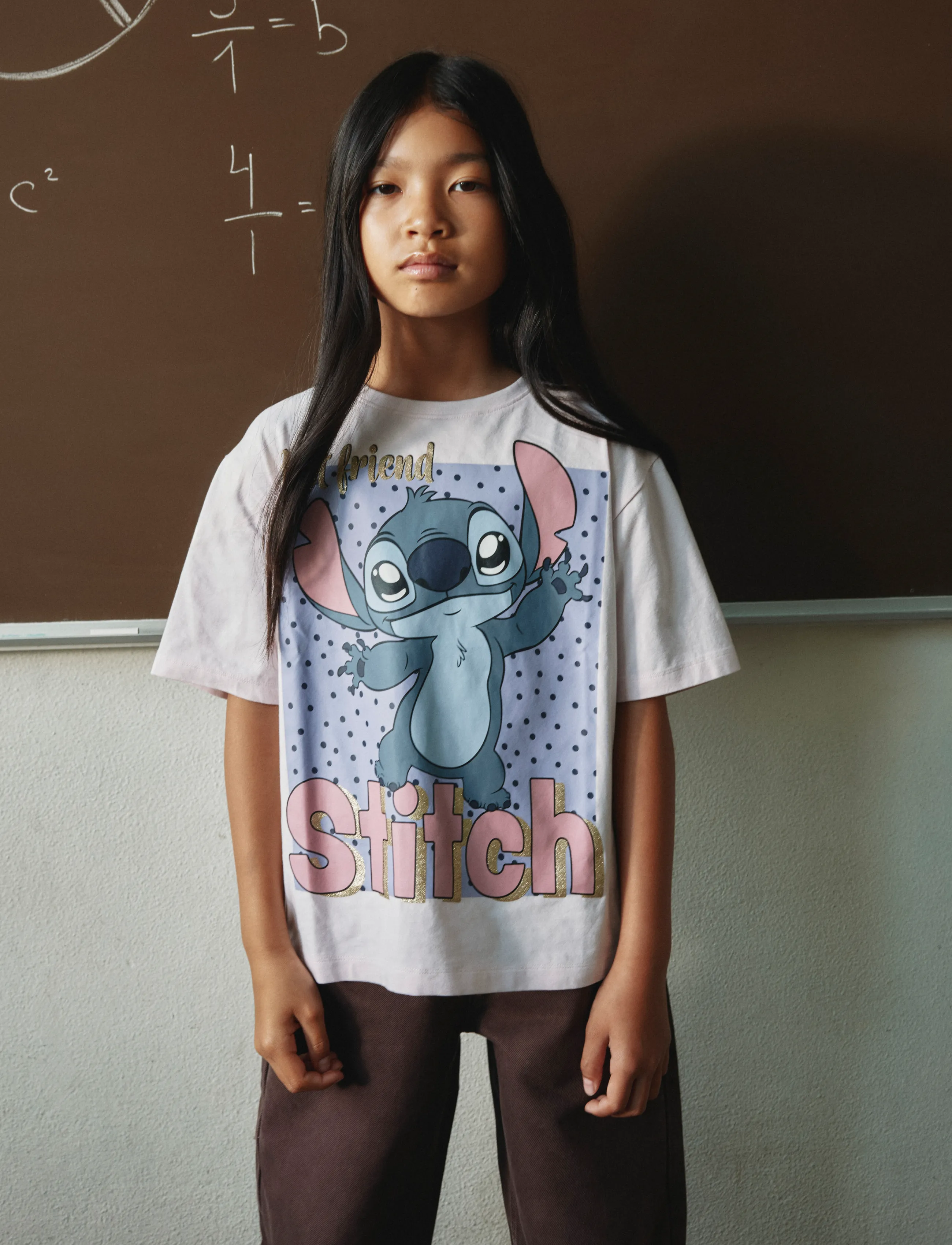 name it - NKFADARA STITCH SS NREG TOP BOX NOOS WDI - kortärmade t-shirts - cradle pink - 4