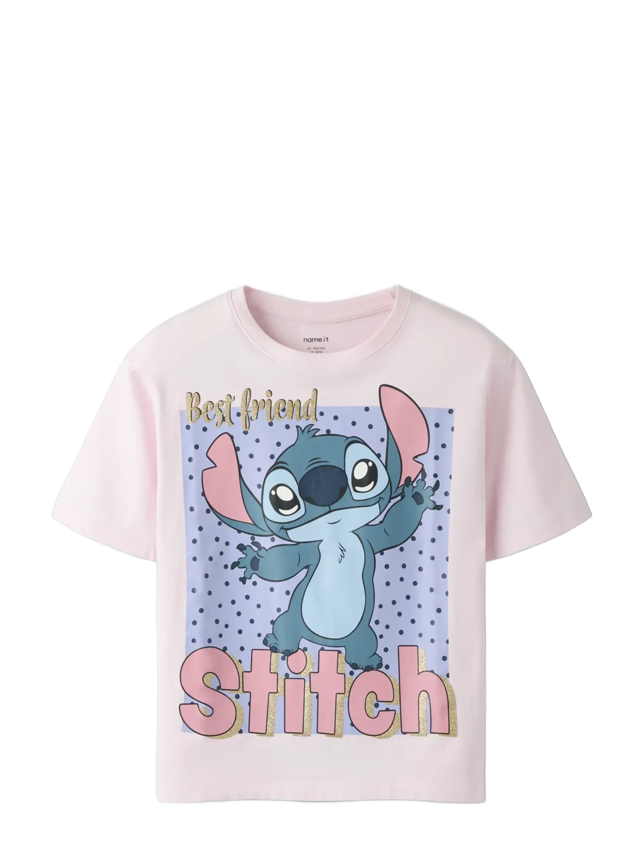 name it - NKFADARA STITCH SS NREG TOP BOX NOOS WDI - kortärmade t-shirts - cradle pink - 2