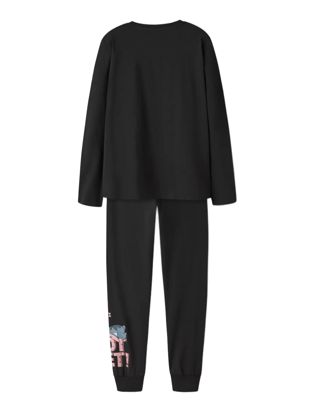 name it - NKFANDA STITCH LS NIGHTSET NOOS WDI - pyjamassæt - black - 1