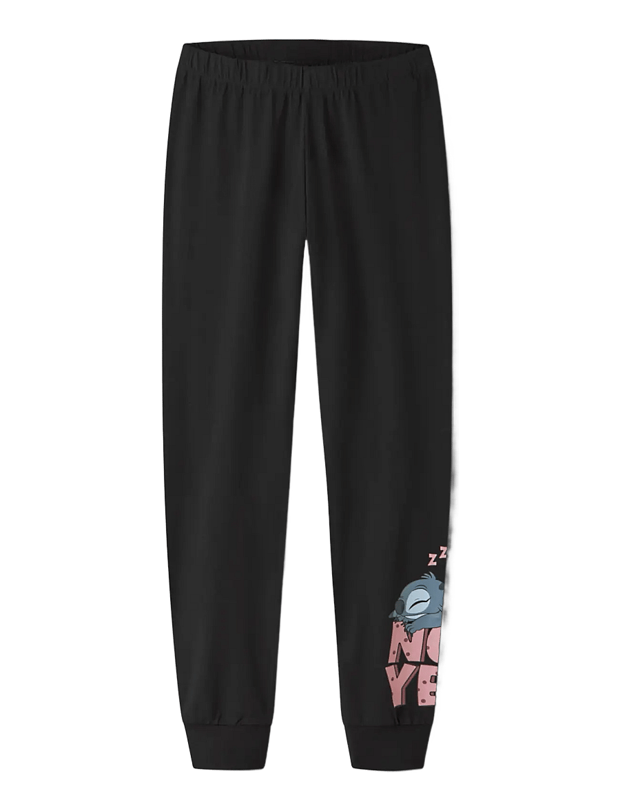 name it - NKFANDA STITCH LS NIGHTSET NOOS WDI - pyjamassæt - black - 2