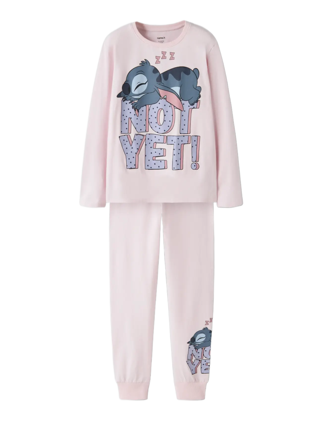name it - NKFANDA STITCH LS NIGHTSET NOOS WDI - pyjamassæt - cradle pink - 3