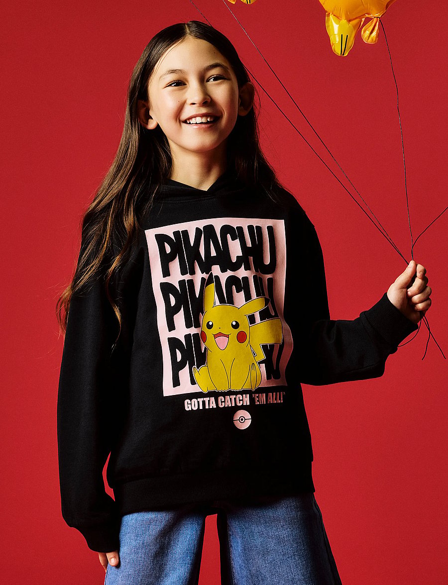 name it - NKFADEMA POKEMON NREG SWEAT WH BRU BFU - sweatshirts - black - 4