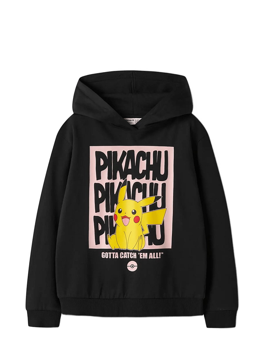 name it - NKFADEMA POKEMON NREG SWEAT WH BRU BFU - sweatshirts - black - 2