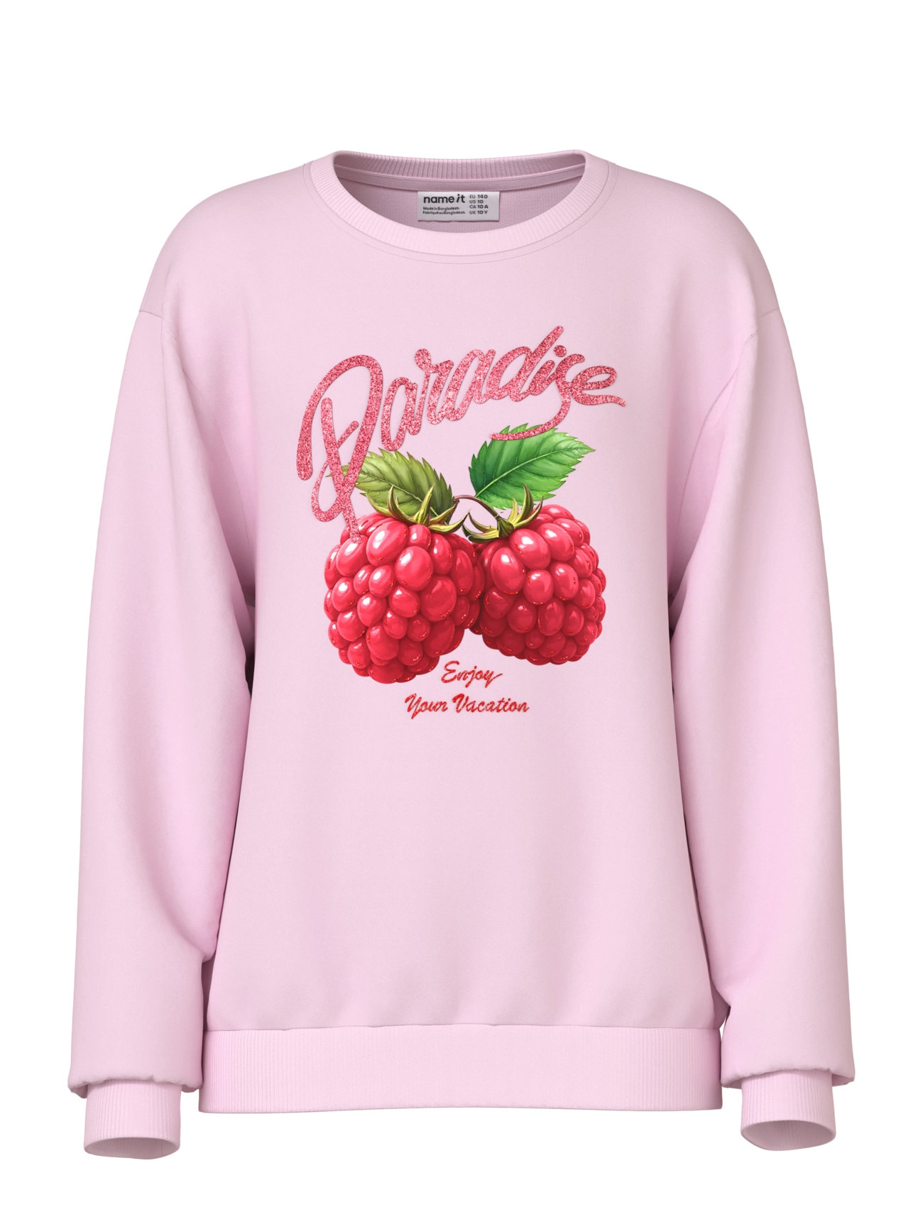 name it NKFJAIMAS LS NREG SWEAT UNB BOX - Dressipluusid - CRADLE PINK / pink/rose