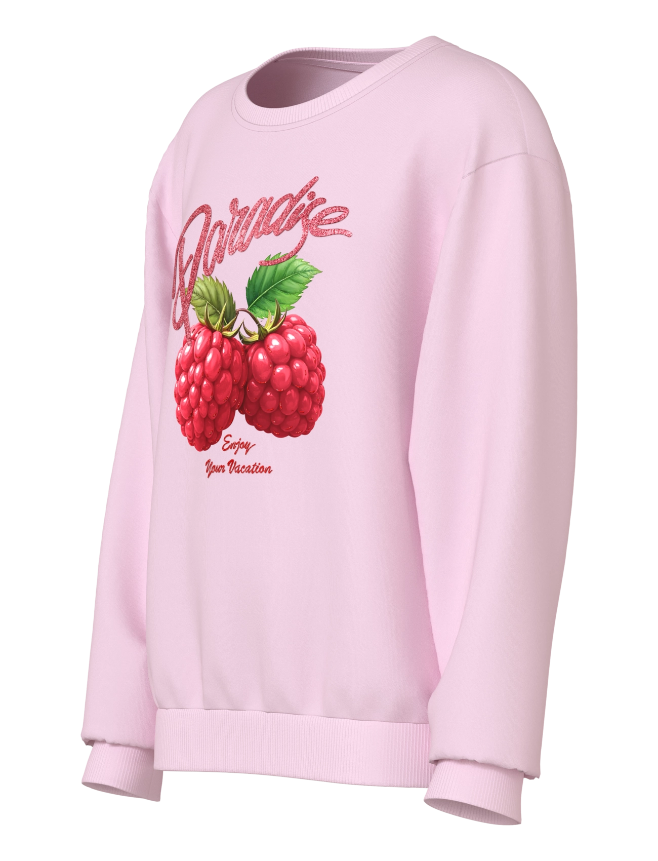 name it - NKFJAIMAS LS NREG SWEAT UNB BOX - cradle pink - 2