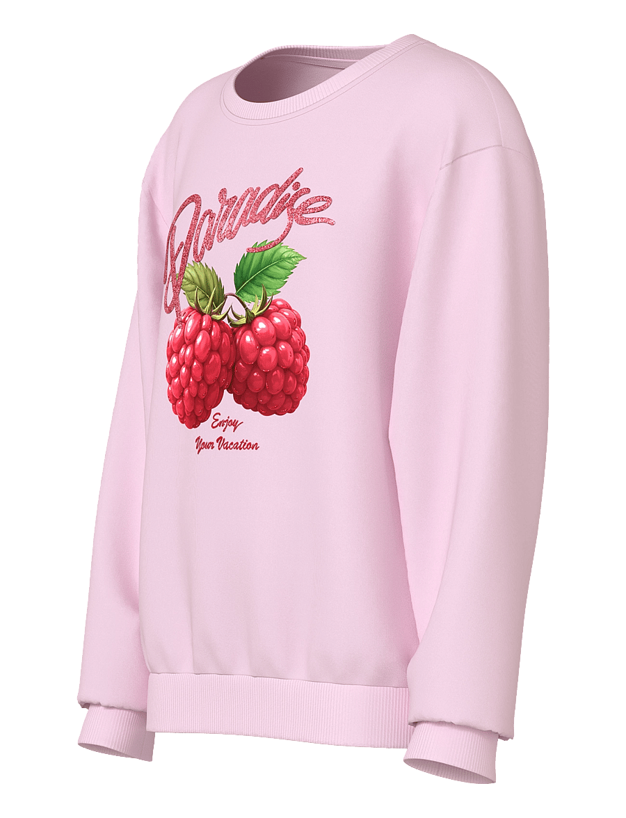 name it - NKFJAIMAS LS NREG SWEAT UNB BOX - cradle pink - 2
