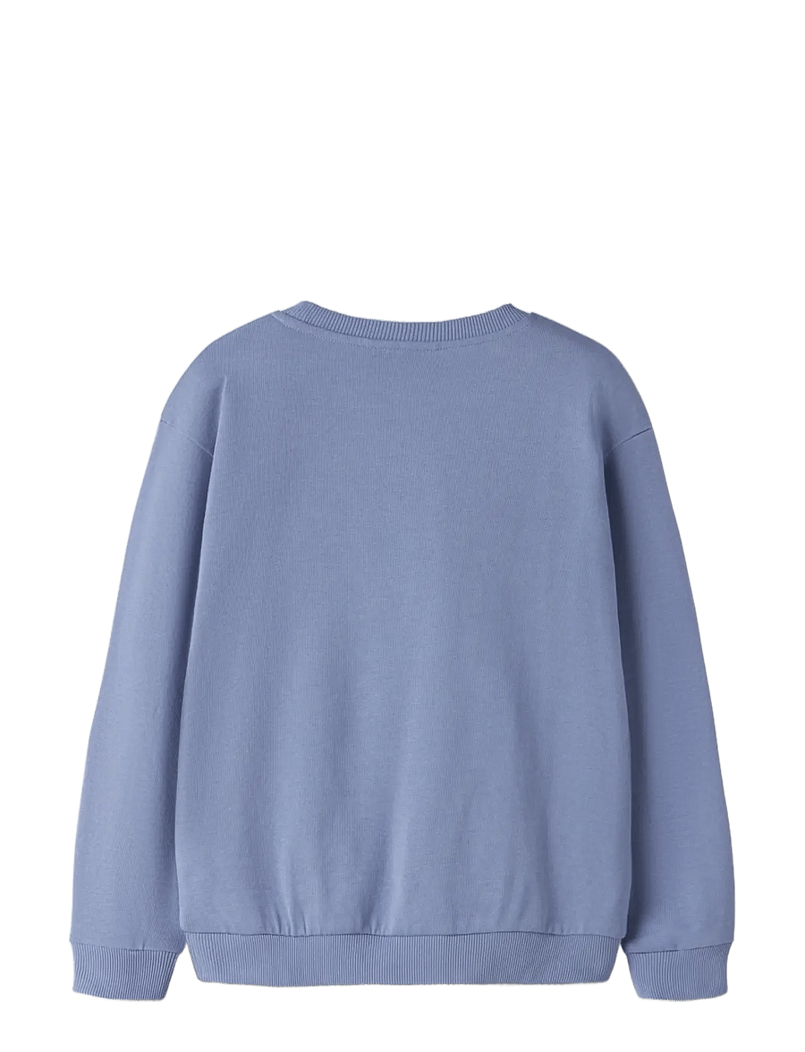 name it - NKFJAIMAS LS NREG SWEAT UNB BOX - purple impression - 1