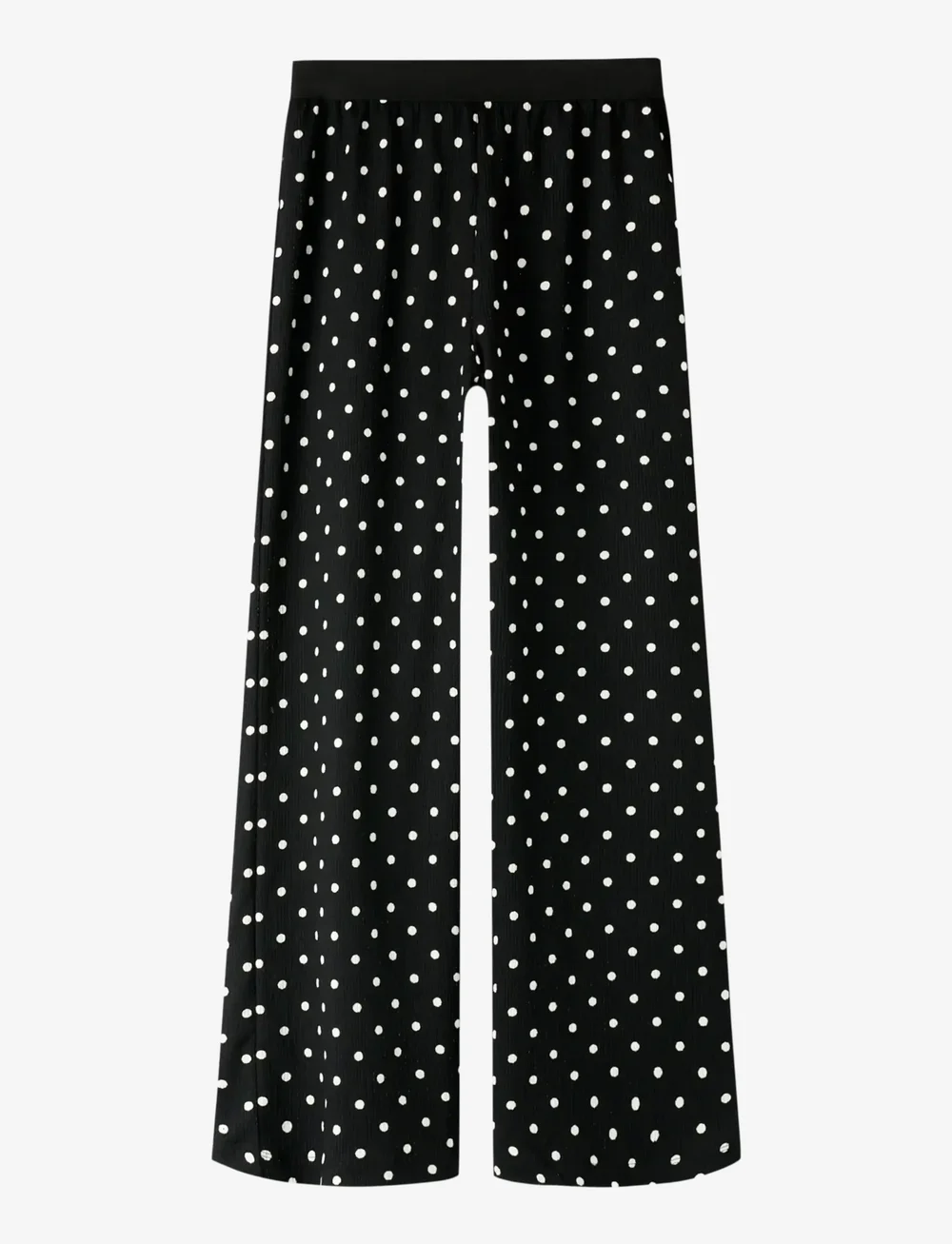 name it - NKFRACHEL WIDE PANT - einkaufen nach alter von - black - 1