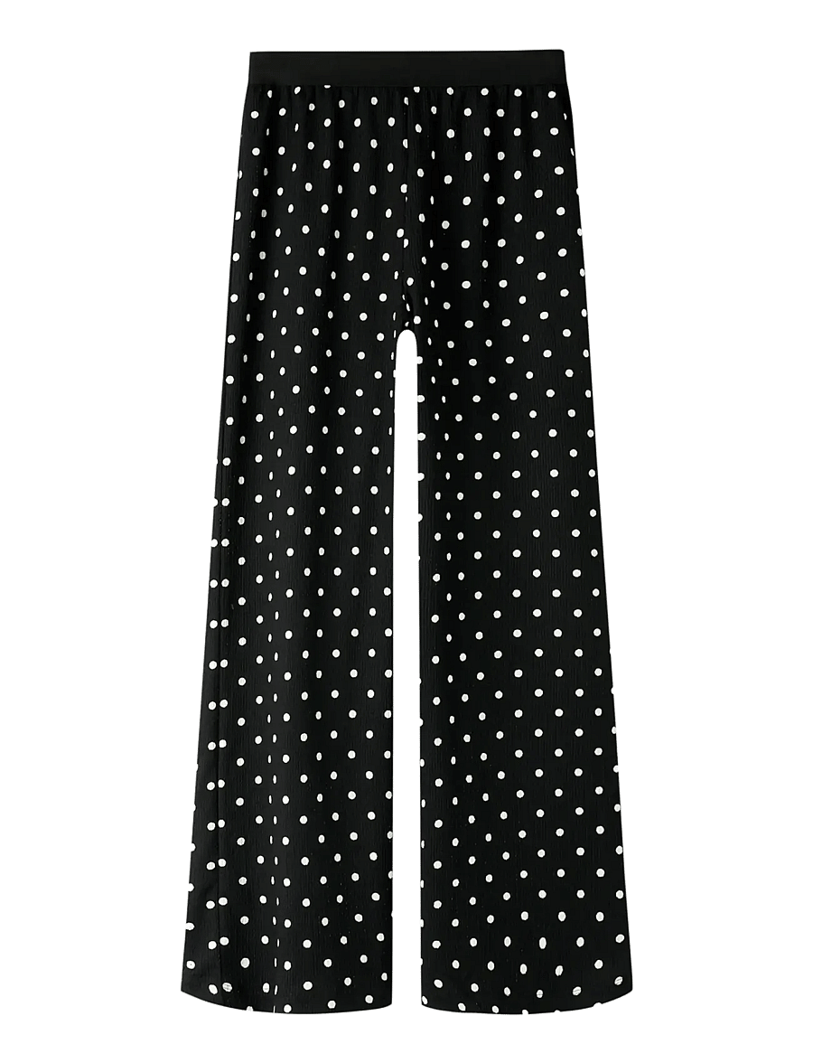name it - NKFRACHEL WIDE PANT - shop op leeftijd - black - 1