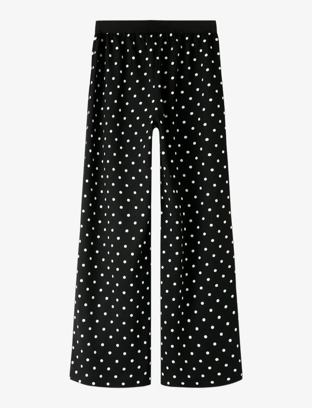 name it - NKFRACHEL WIDE PANT - einkaufen nach alter von - black - 2