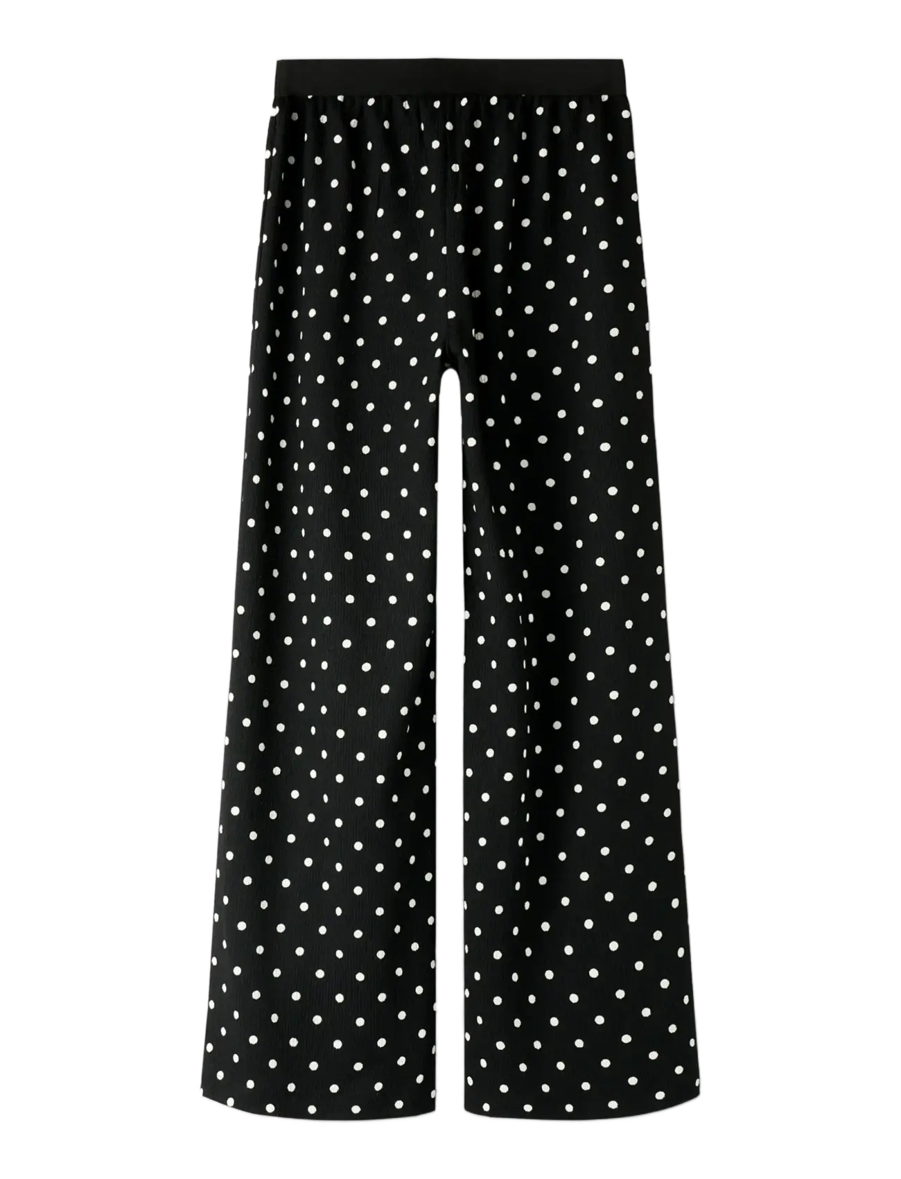 name it - NKFRACHEL WIDE PANT - trousers - black - 2