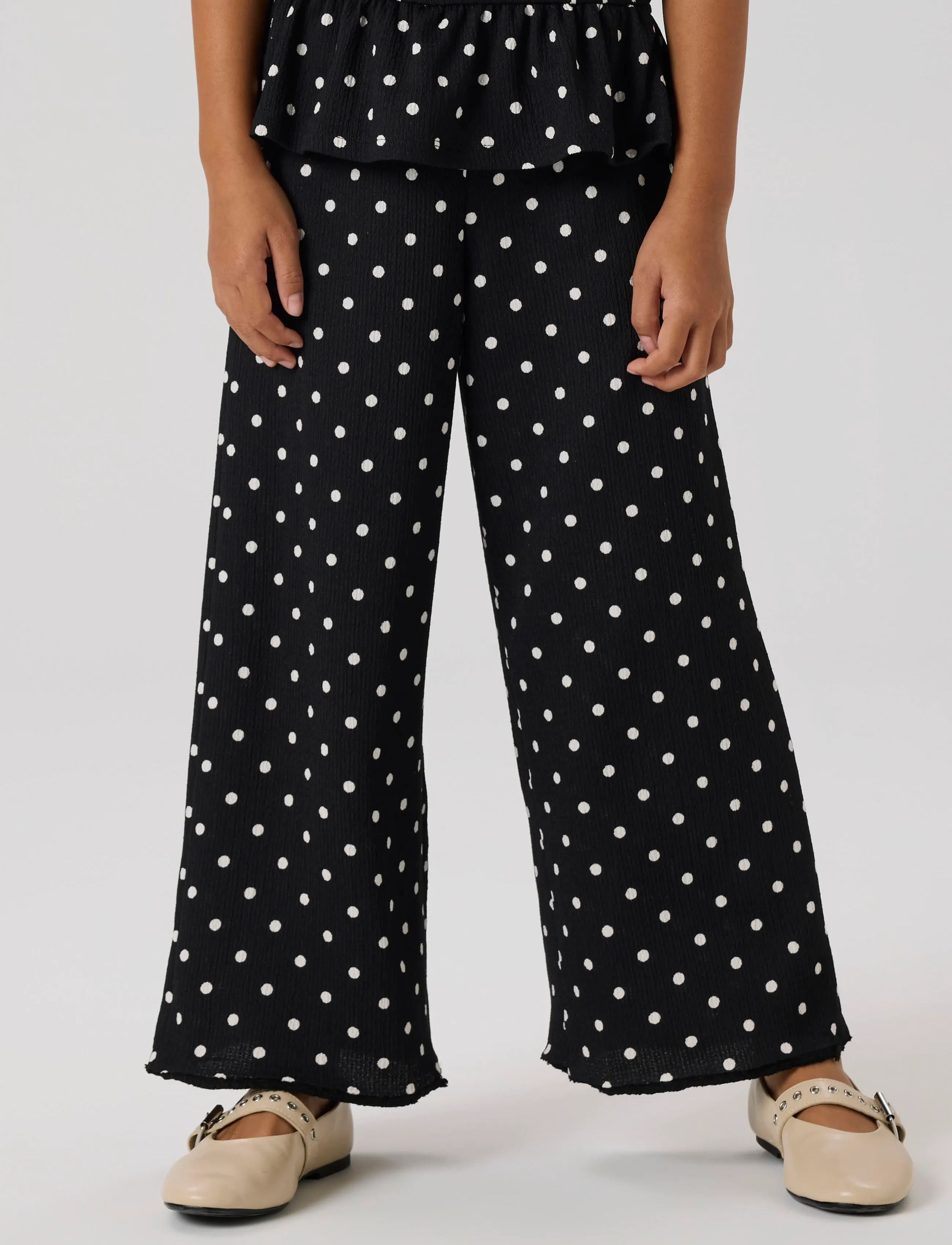 name it NKFRACHEL WIDE PANT - Hosen - BLACK / black