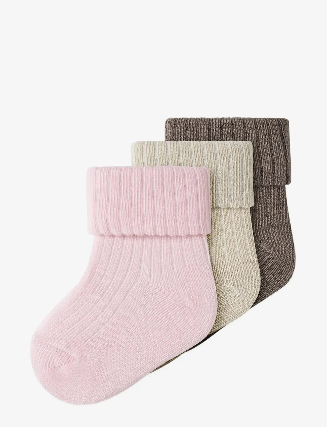 name it - NBFNOBBA 3P SOCK - strümpfe - almond milk - 1