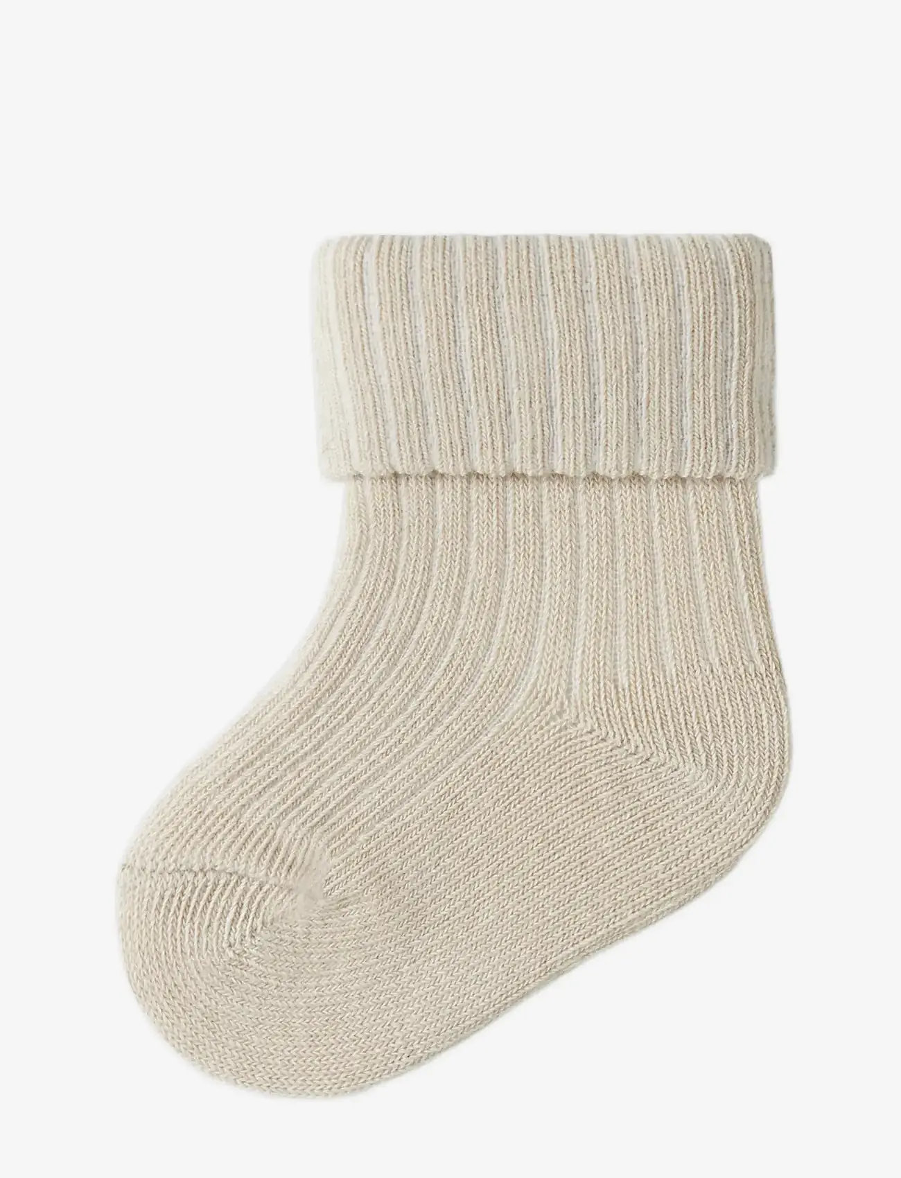 name it - NBFNOBBA 3P SOCK - strümpfe - almond milk - 2
