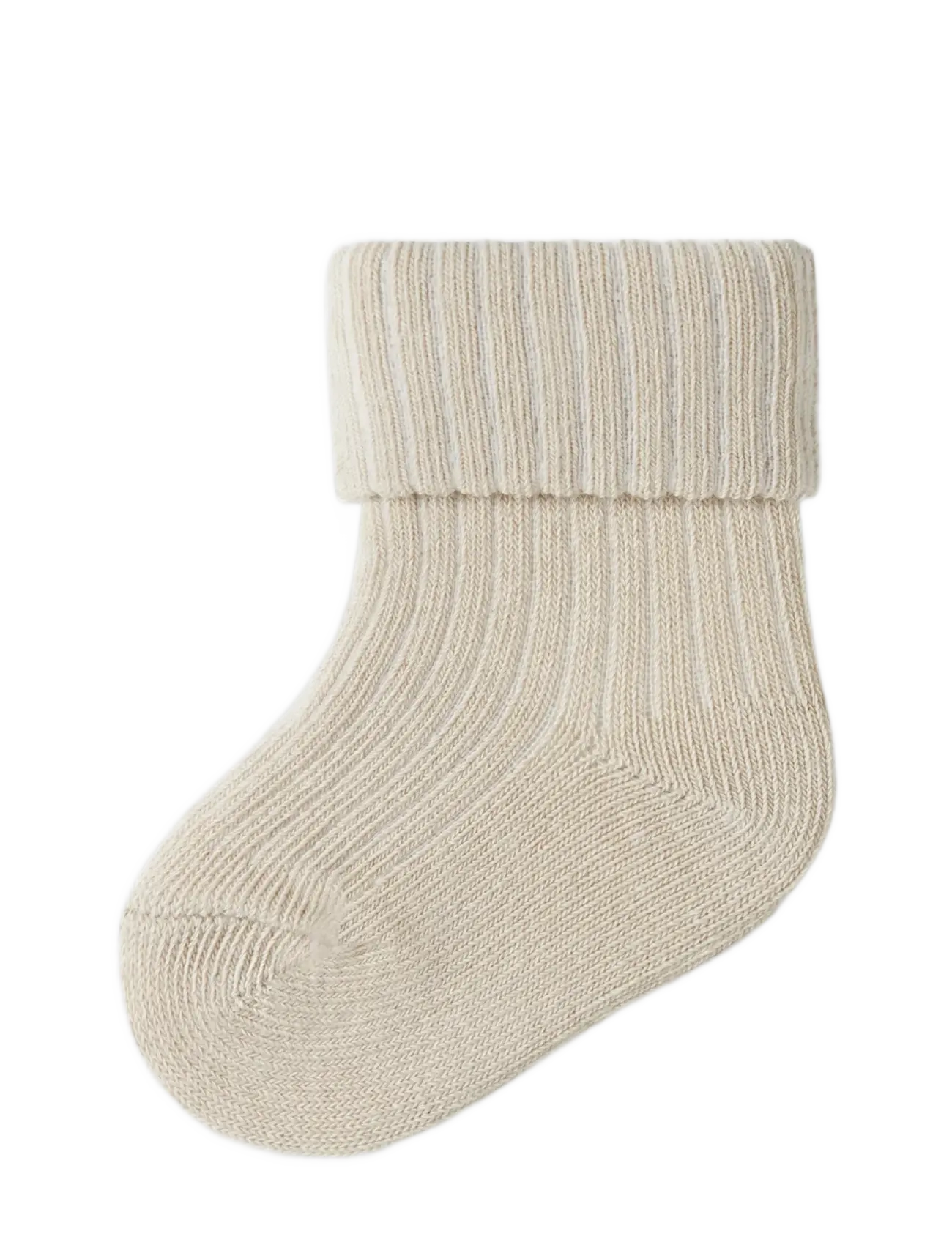 name it - NBFNOBBA 3P SOCK - strømper - almond milk - 2