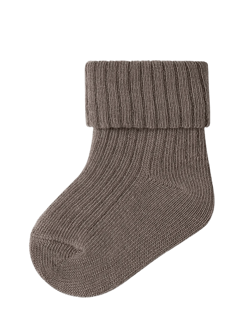 name it - NBFNOBBA 3P SOCK - beebisokid - almond milk - 3