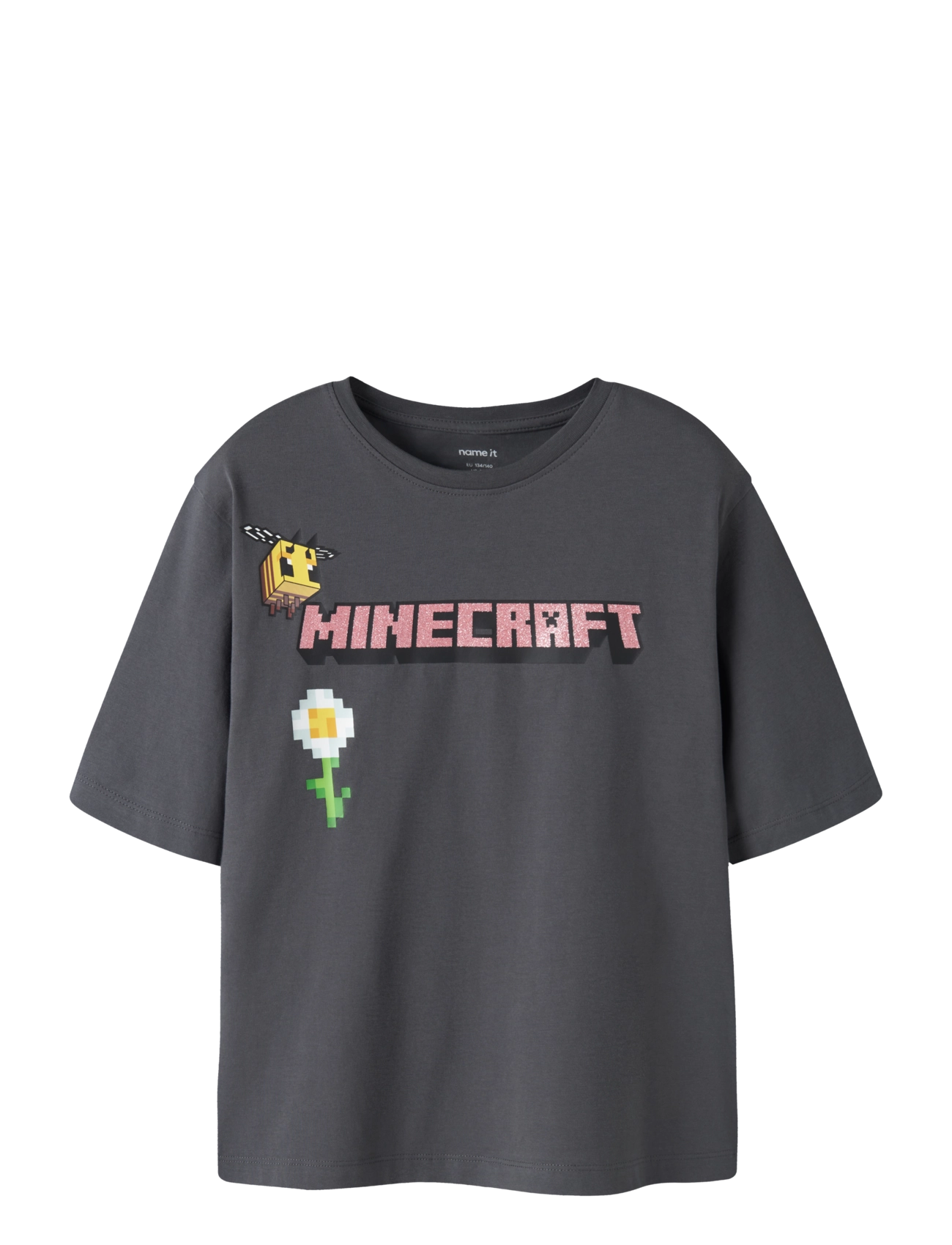 name it NKFSYSSI MINECRAFT SS NREG TOP BIO - Teens 9-14 years - IRON GATE / grey