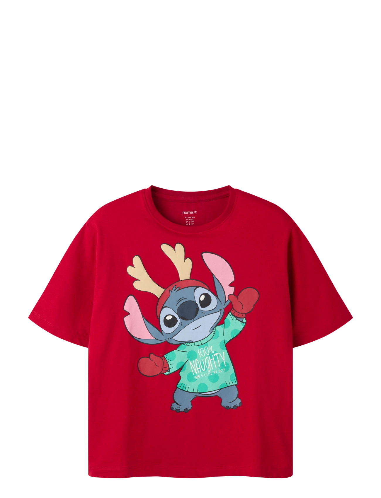 name it NKFSYRA STITCH SS NREG TOP BOX WDI - Overdele - BARBADOS CHERRY / red