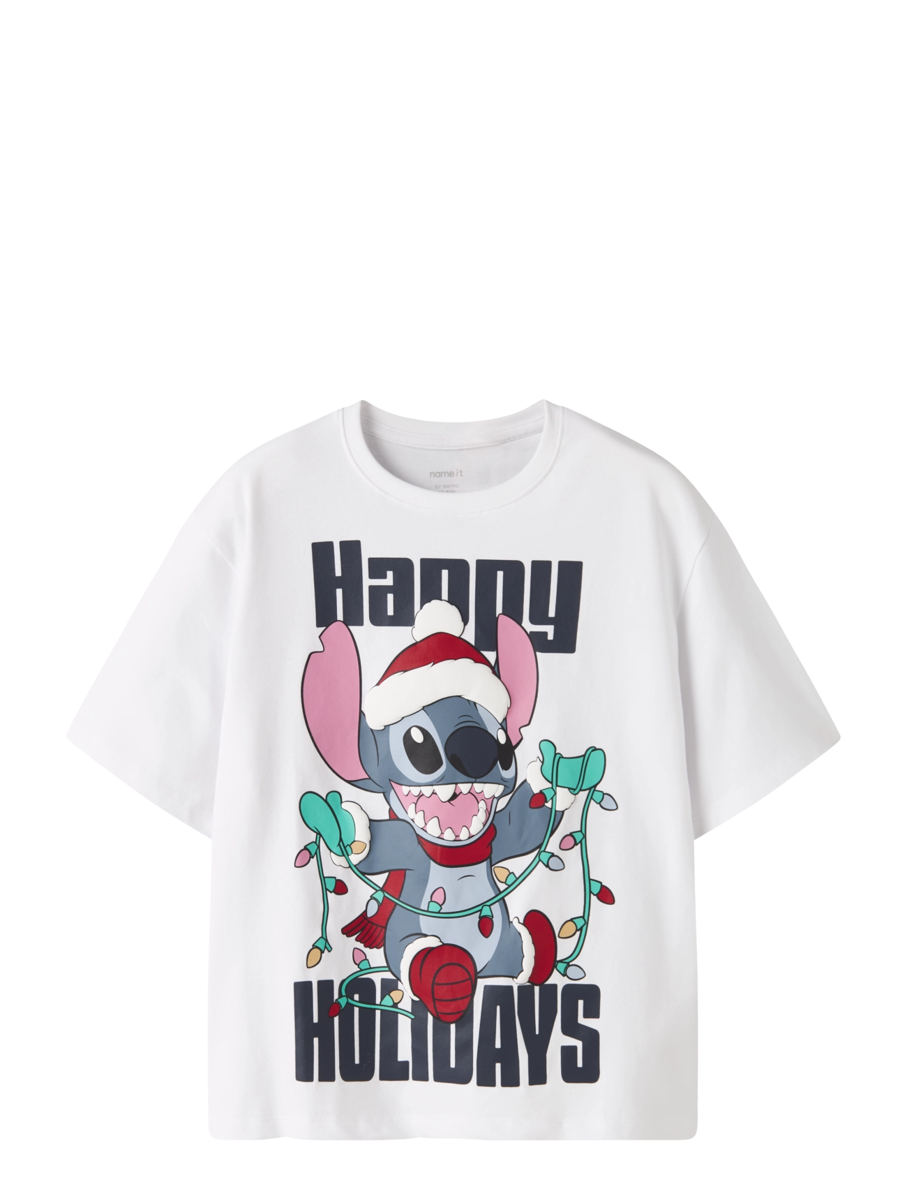 name it NKFSYRA STITCH SS NREG TOP BOX WDI - Overdele - BRIGHT WHITE / white