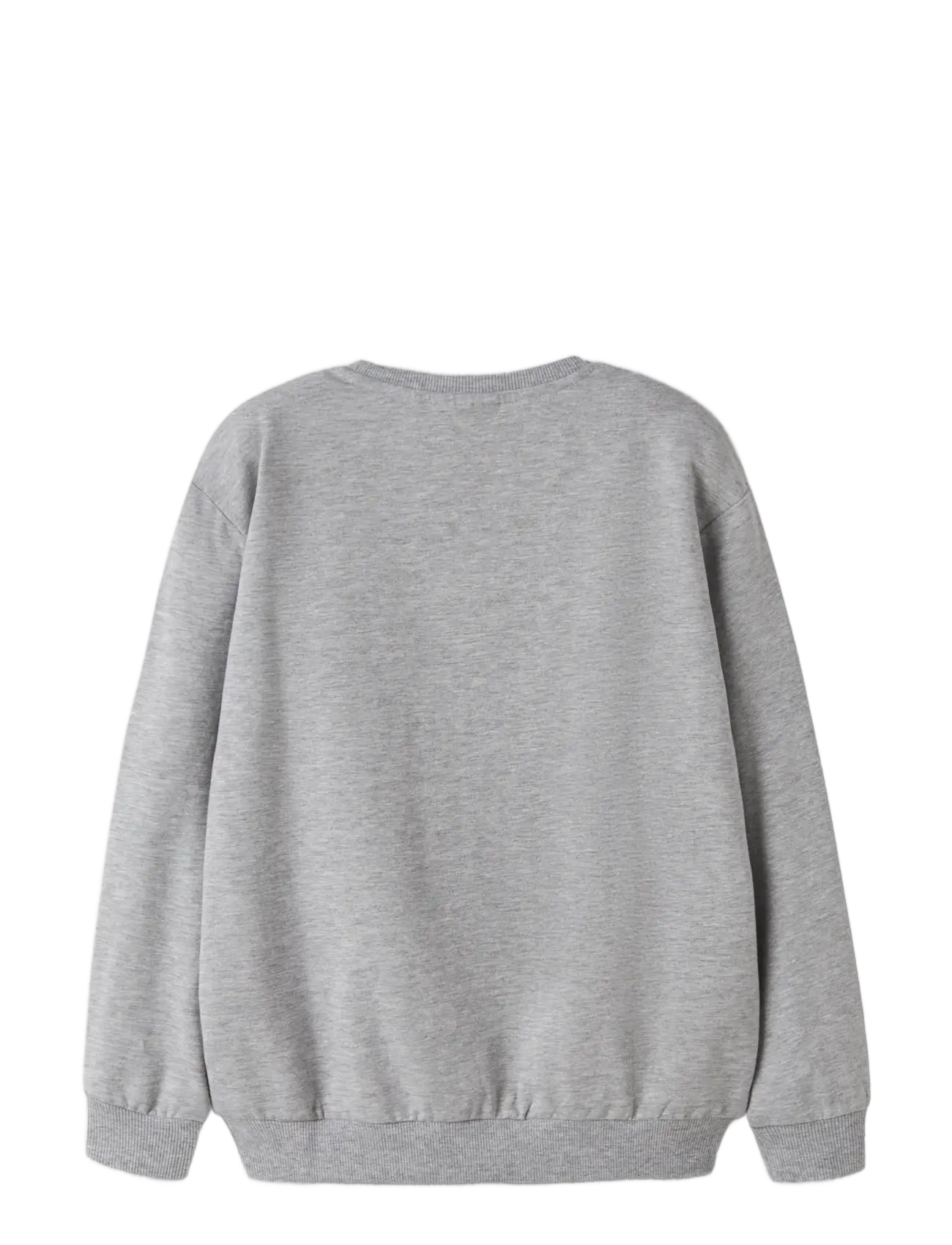 name it - NKFSYRENA STITCH NREG SWEAT BRU WDI - grey melange - 1