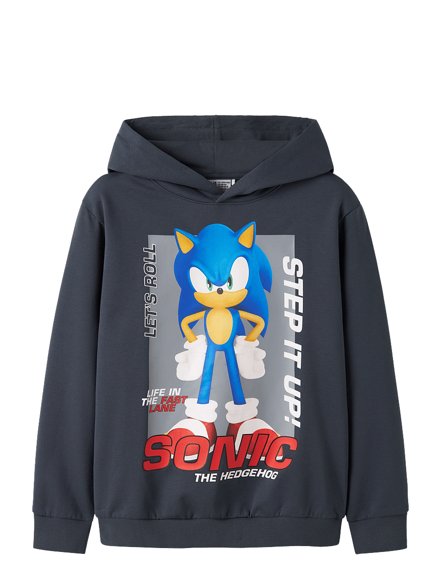 name it - NKMALFE SONIC NREG SWEAT W HOOD BOX SKY - kapuzenpullover - ombre blue - 0
