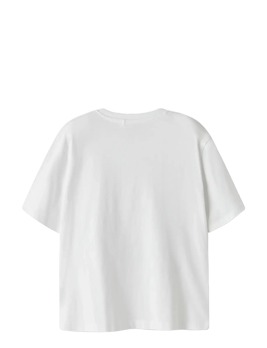 name it - NKMAMOS FORTNITE SS NREG TOP BOX VDE - kortärmade t-shirts - bright white - 1