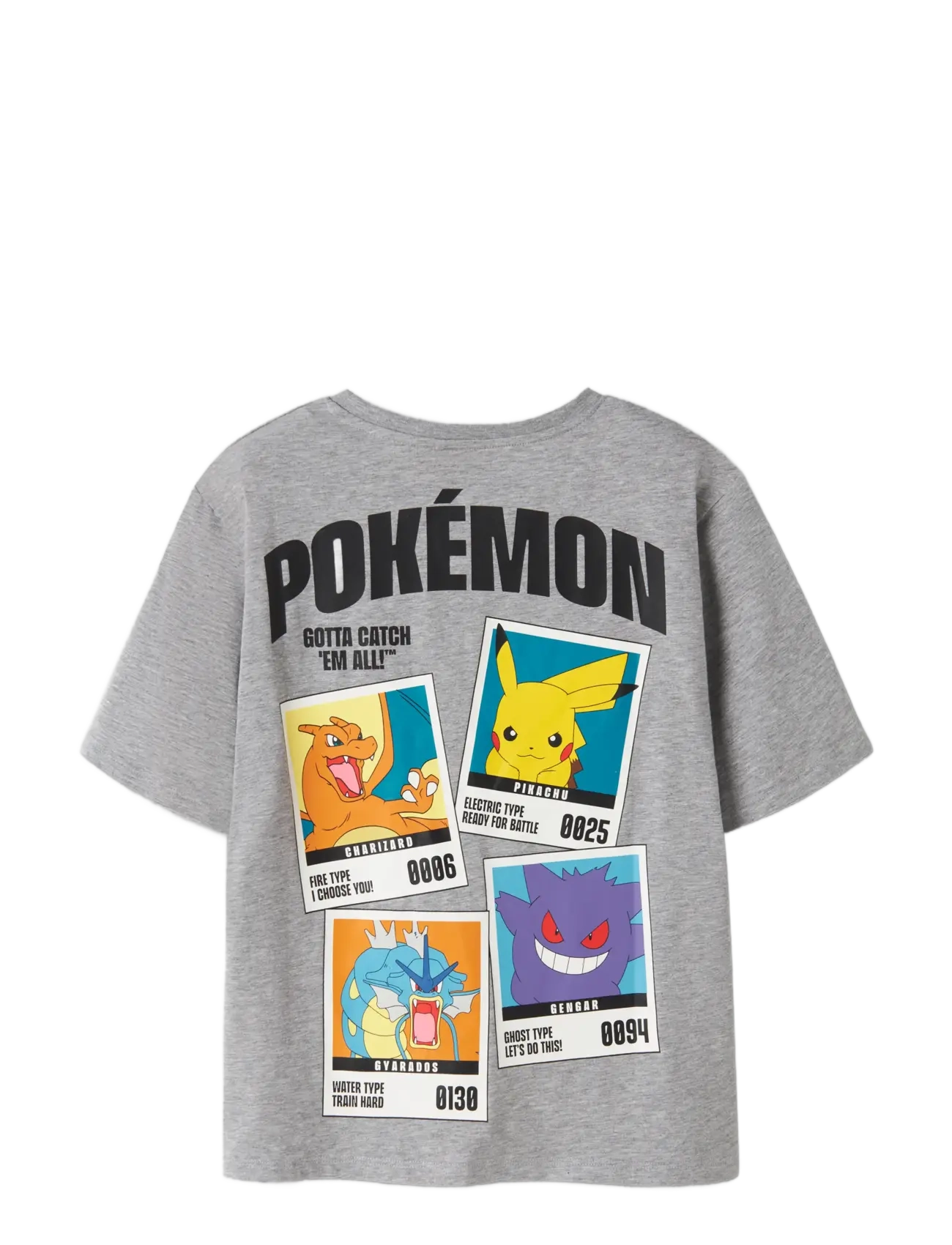 name it - NKMSEBAST POKEMON SS NREG TOP SKY - kortärmade t-shirts - grey melange - 2